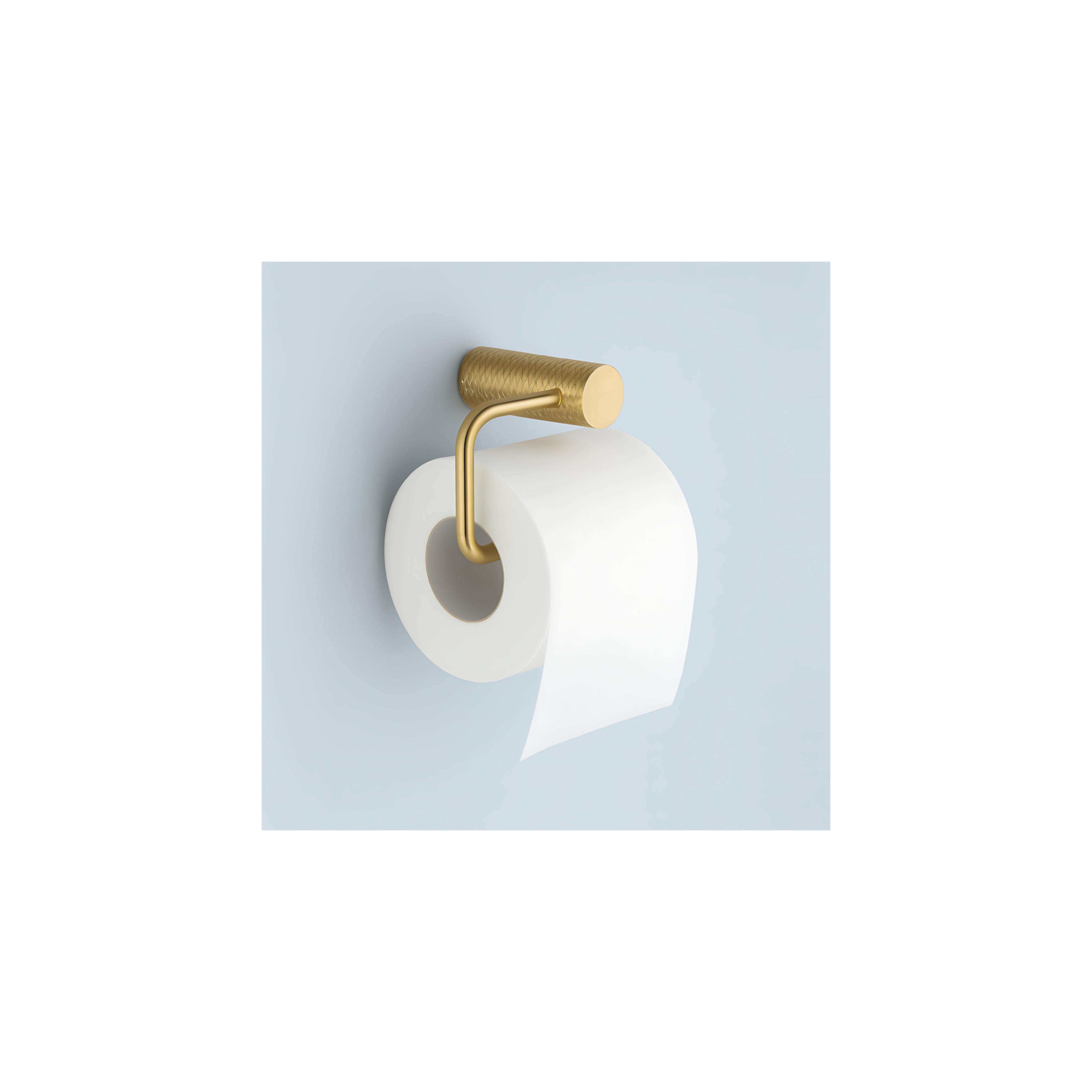 Toilet paper holder 9711 Prism Brush Gold