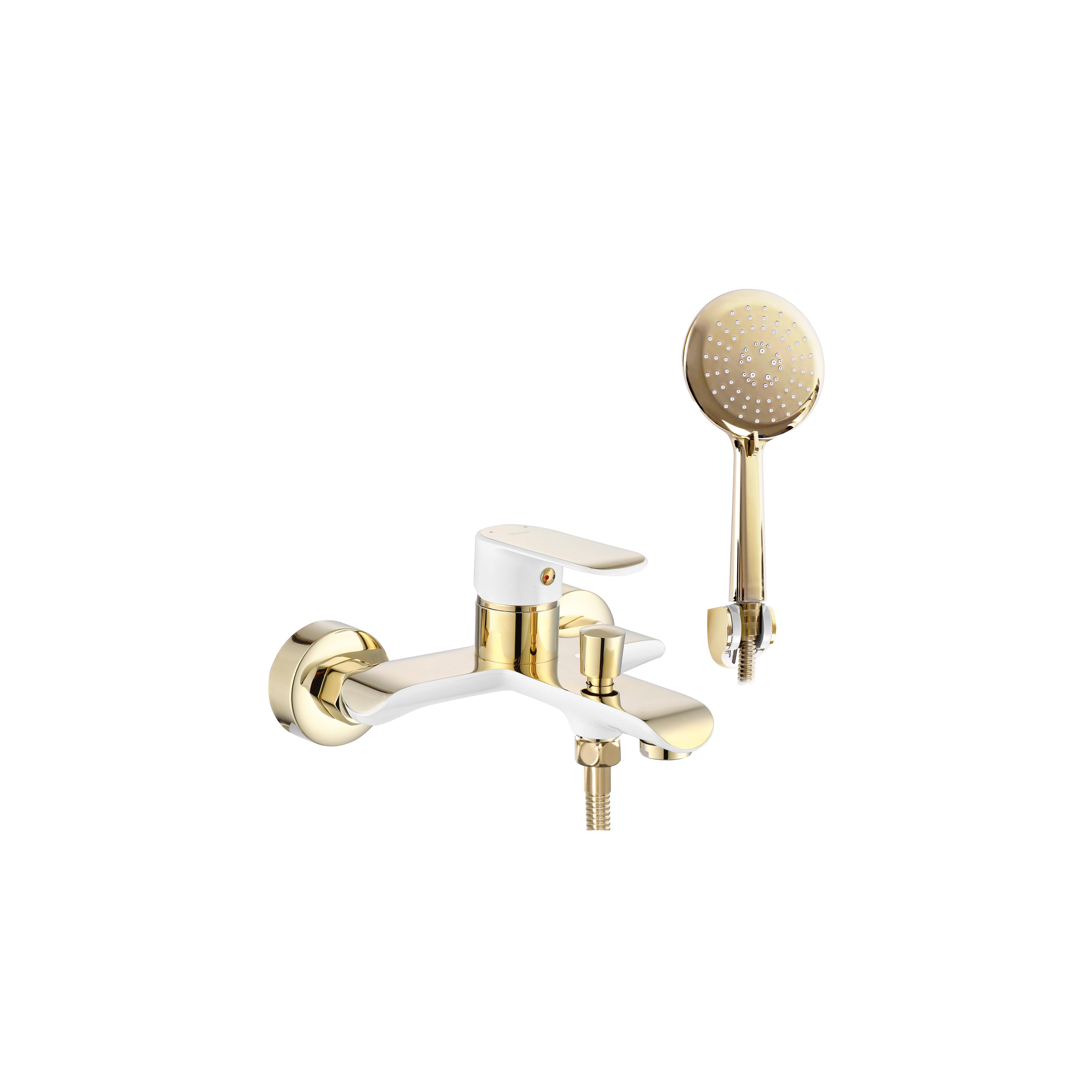 Robinet de baignoire REA Bloom White gold