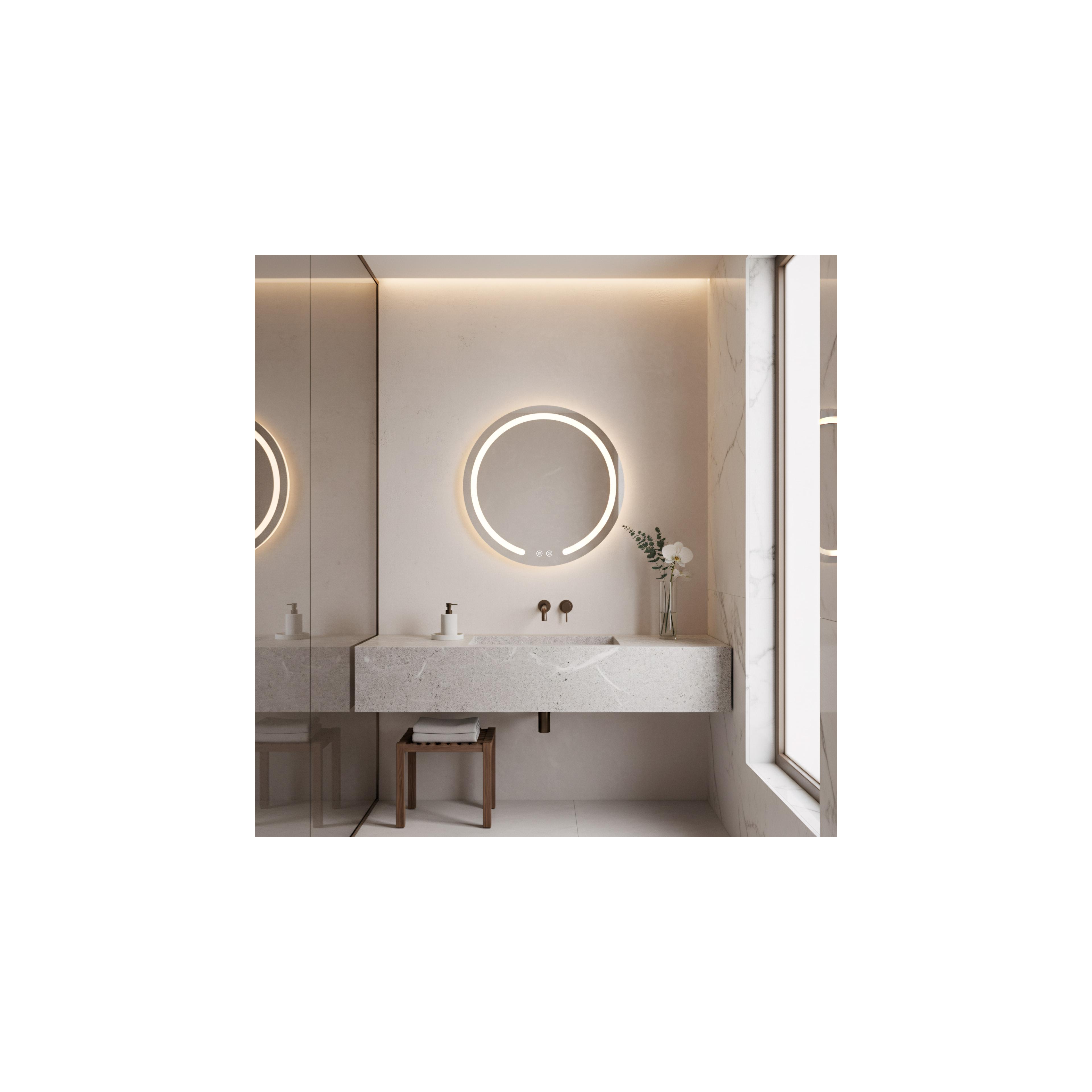 Miroir LED 60cm Modern