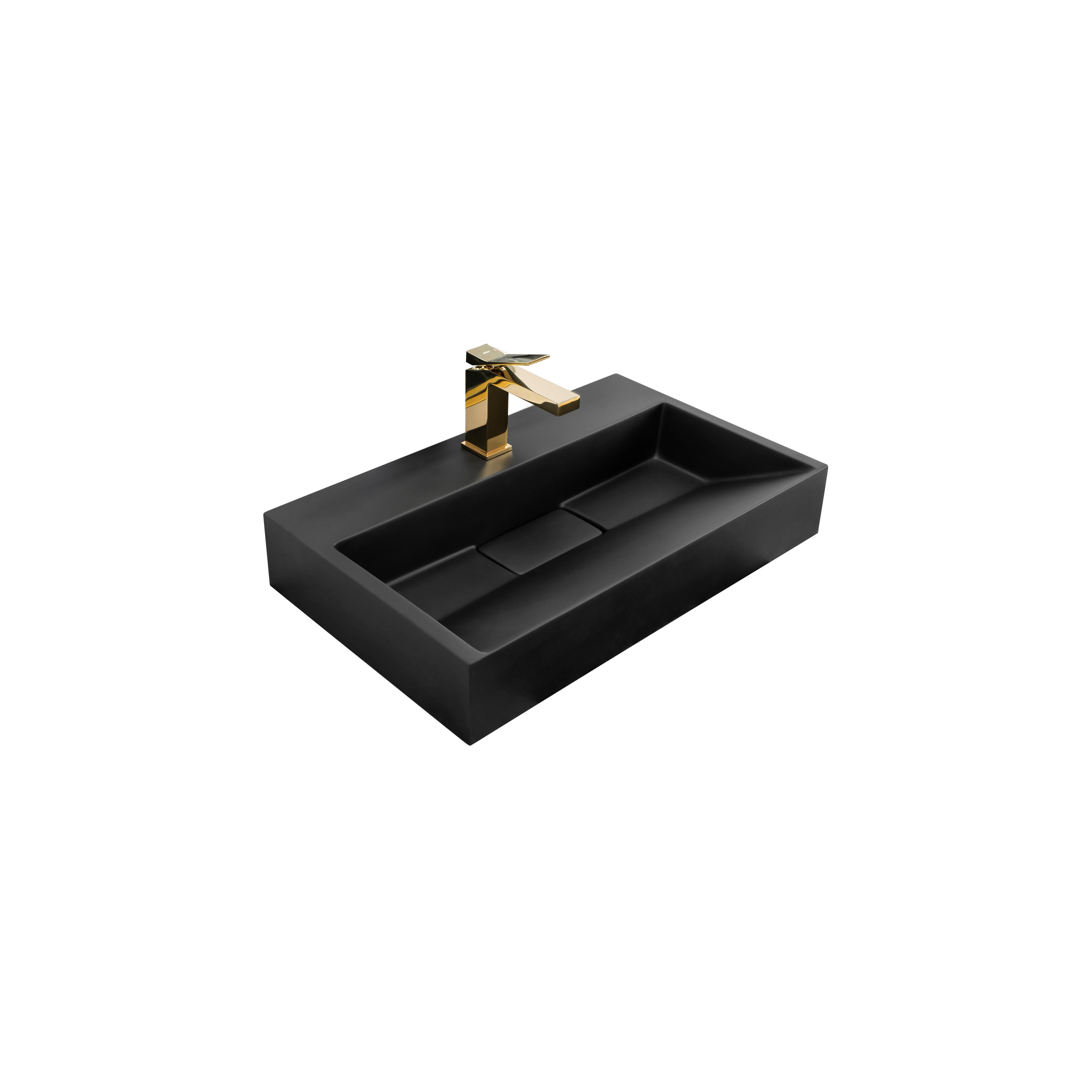 GOYA BLACK MAT 60CM LAVOAR DIN CONGLOMERAT