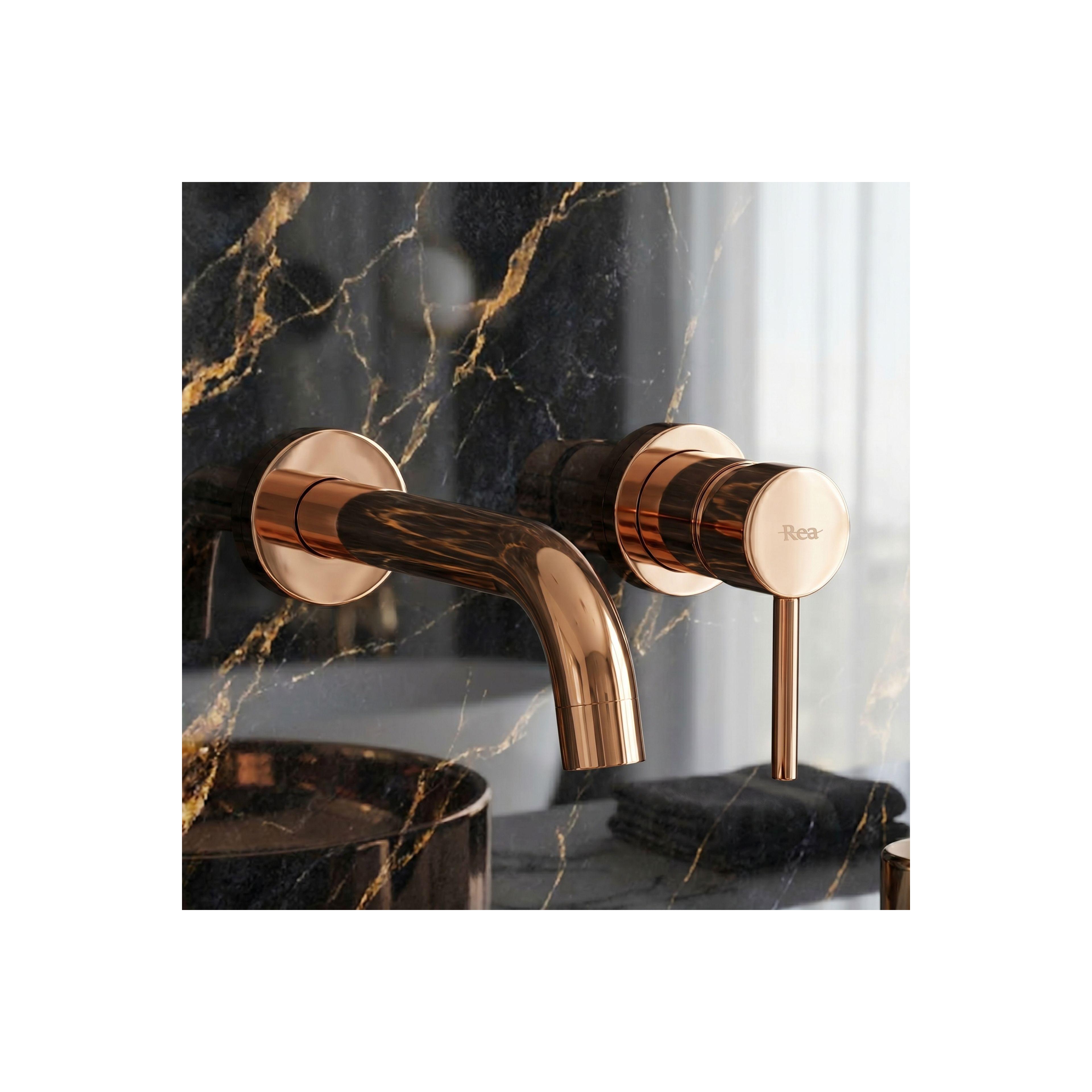 Wall Mounted faucet Rea Lungo Copper + BOX