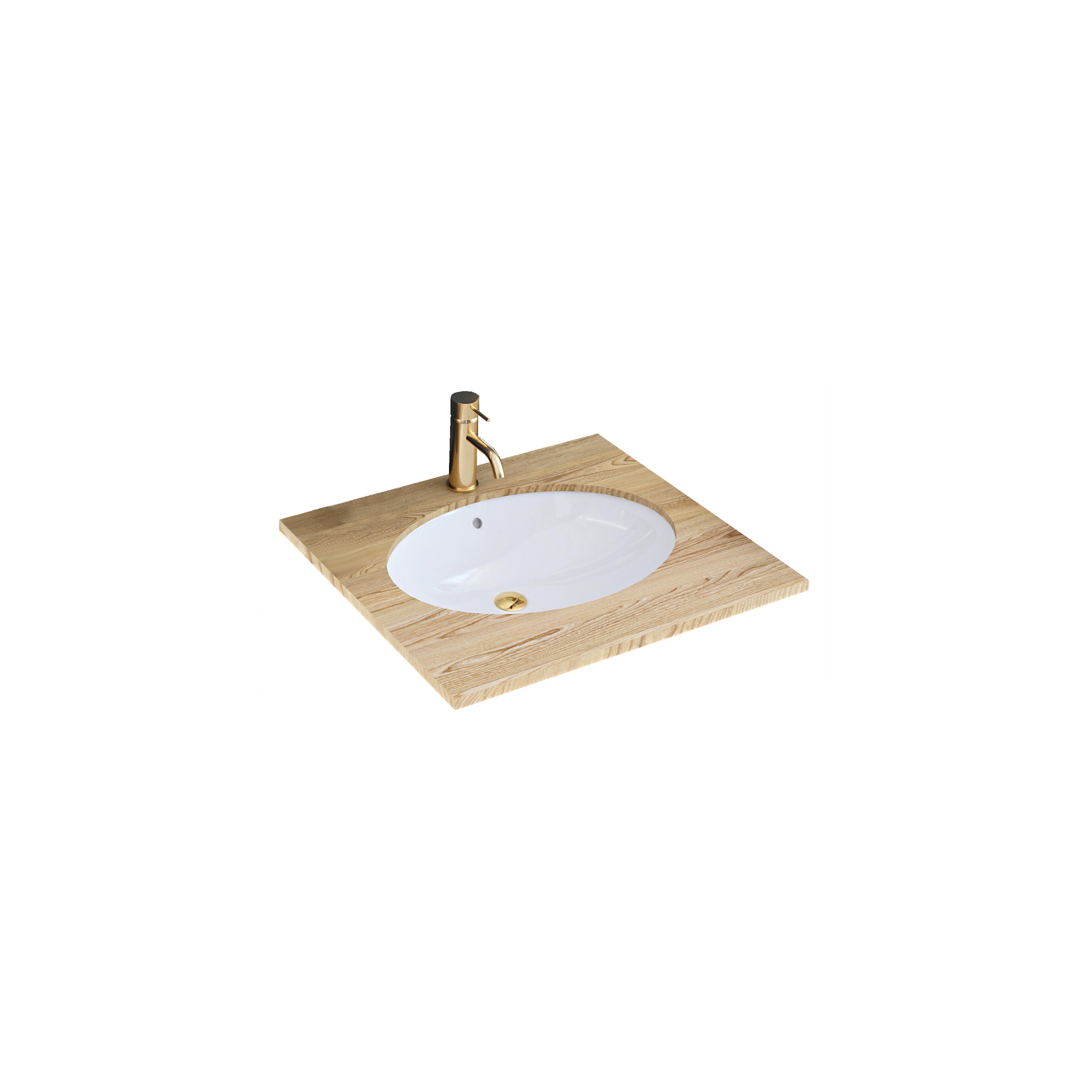 Inset washbasin Rea Nel White