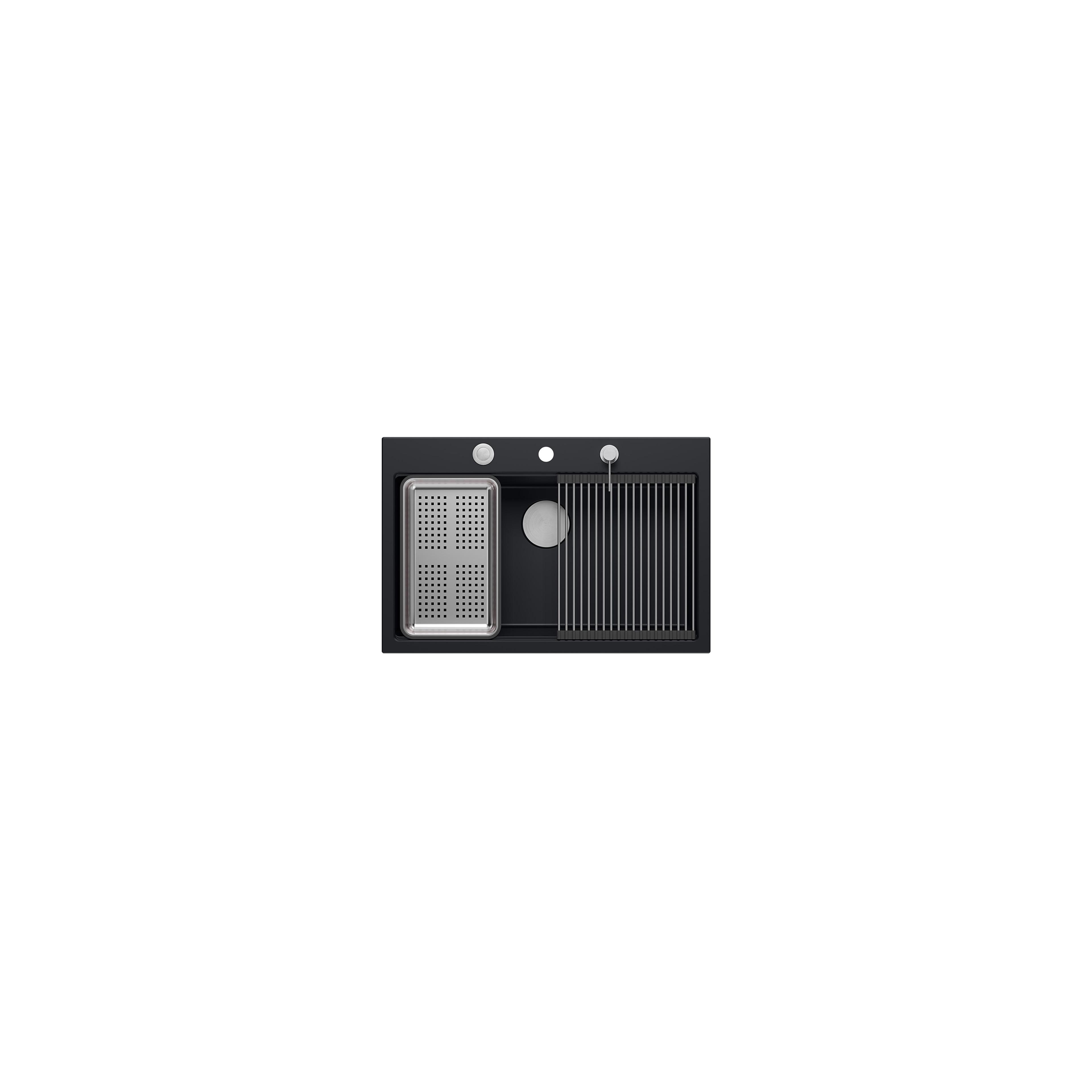 гранитна мивка MARC 110 WORKSTATION Black