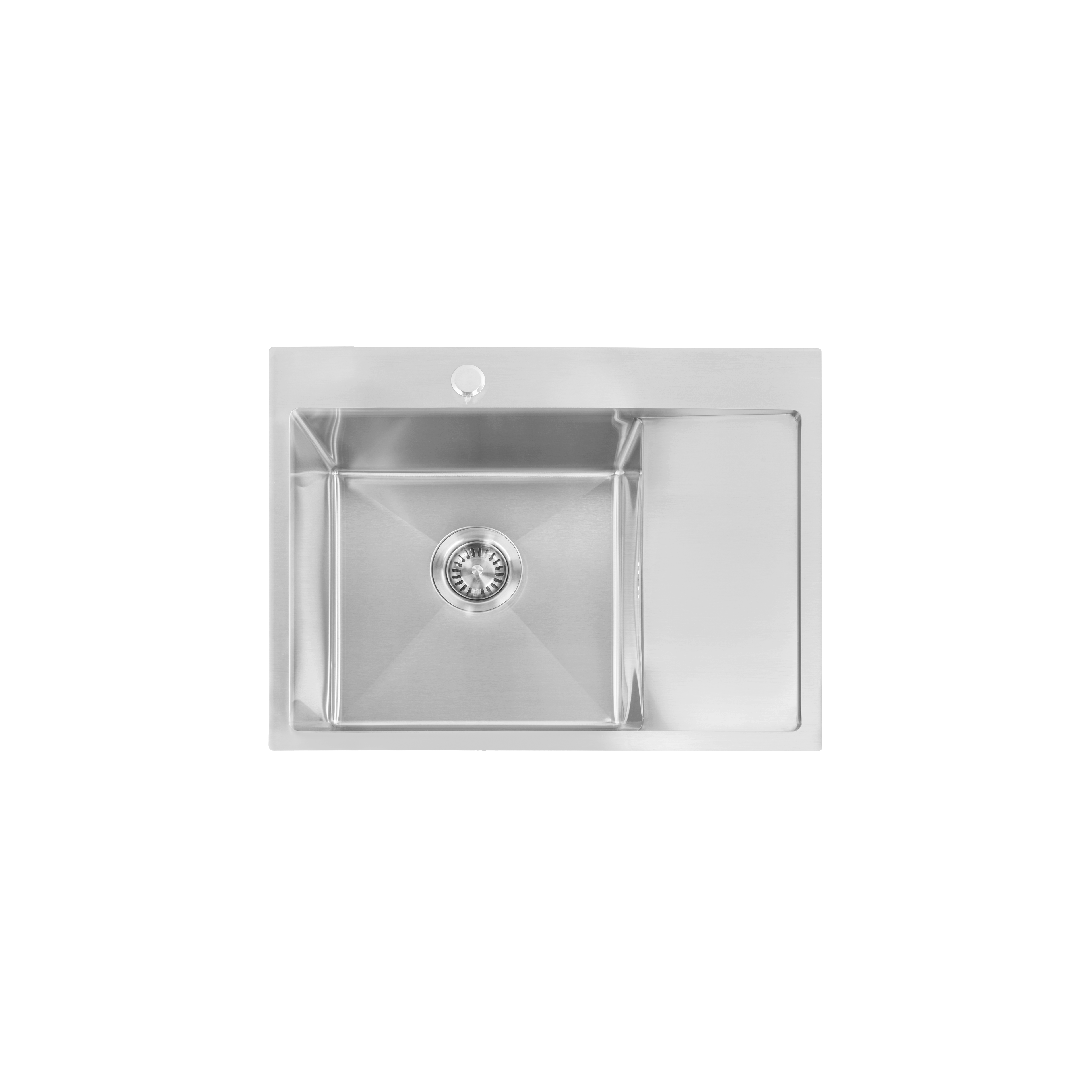 Terasest valamu Fin BRUSH NICKEL