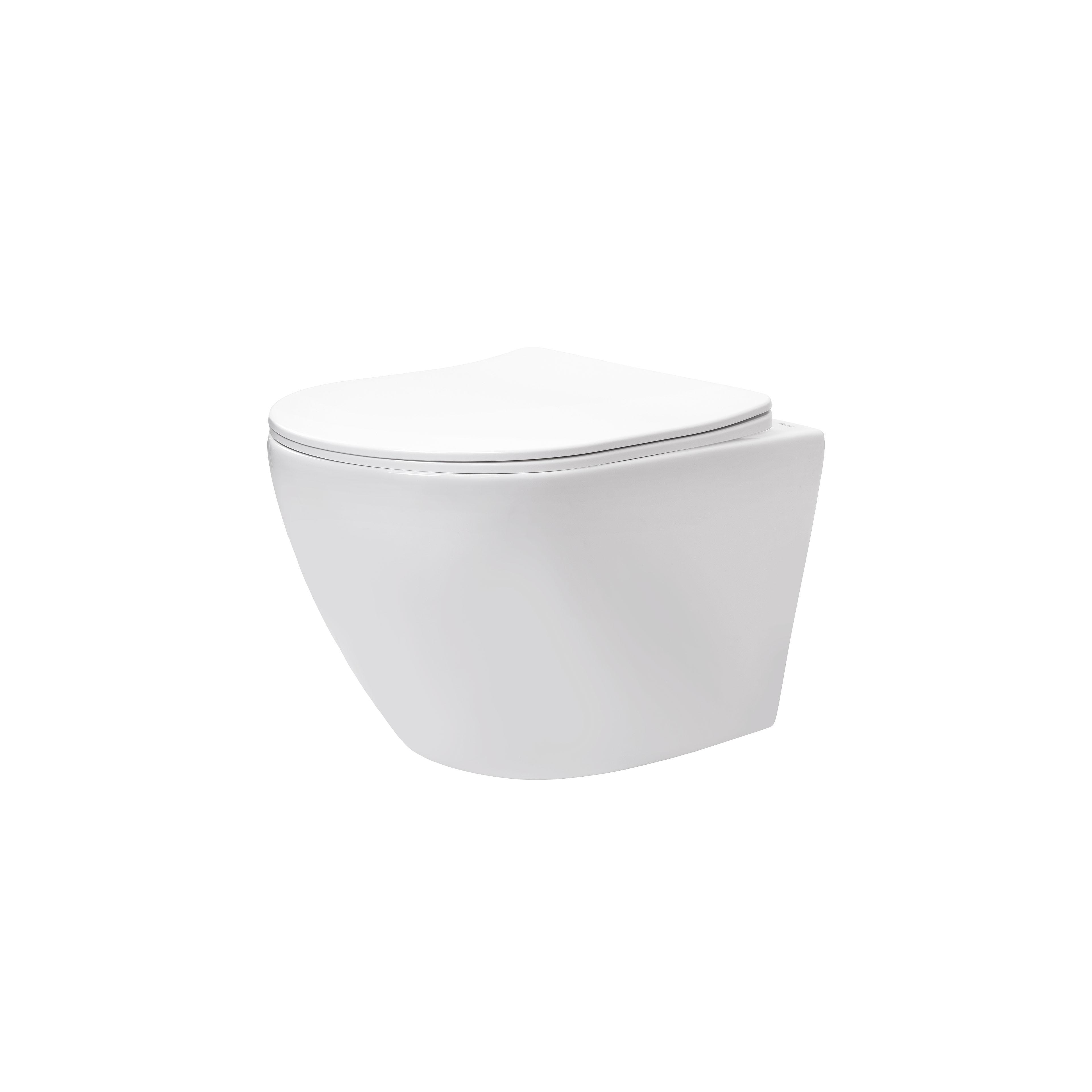 toilet bowl REA Carlo Lux Rimless with bidet function