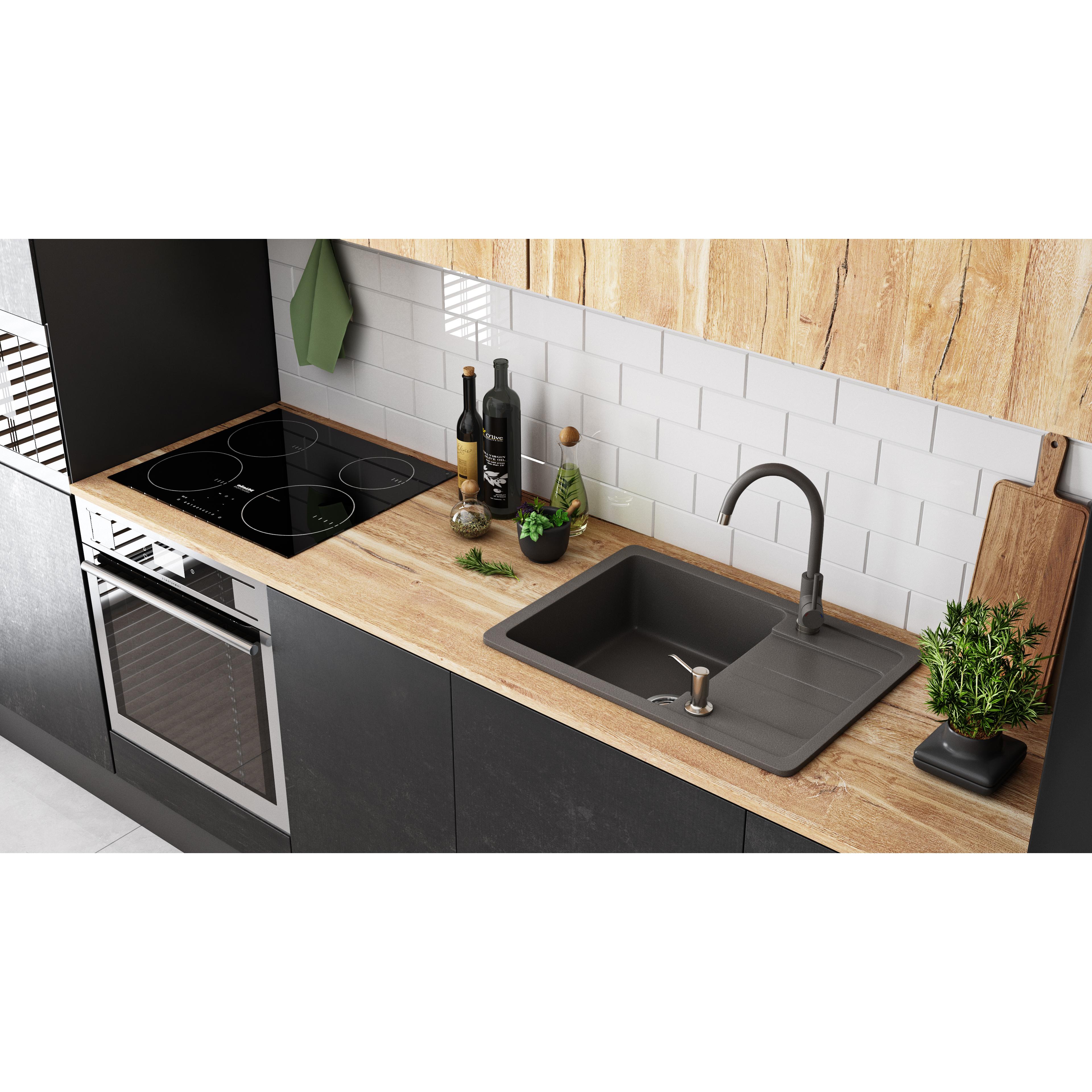 Sinks granit Nils Grey set 5in1