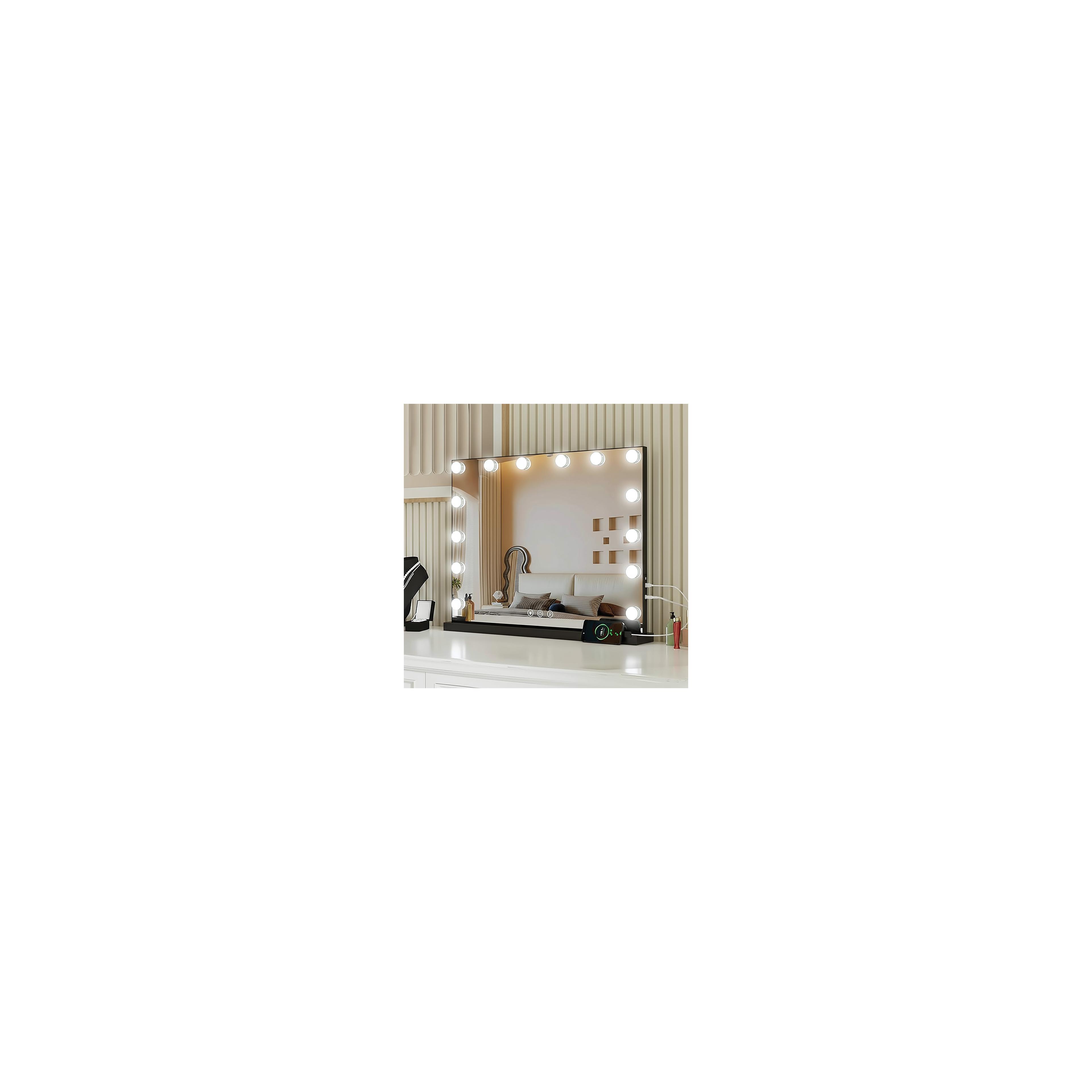 LUSTRO ŚCIENNE LED HOLLYWOOD Black