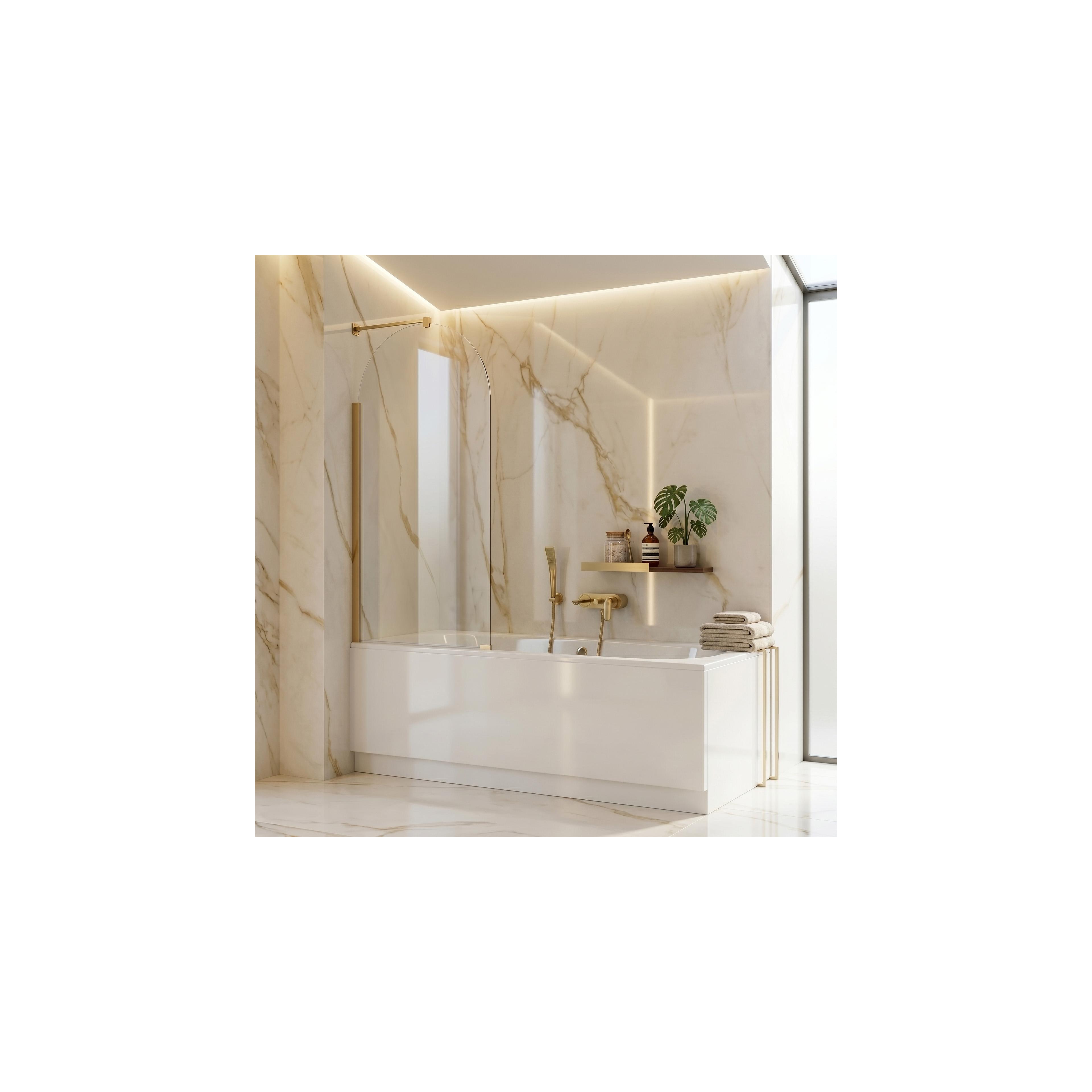 Bathtub screen Rea Travis Gold Brush 80