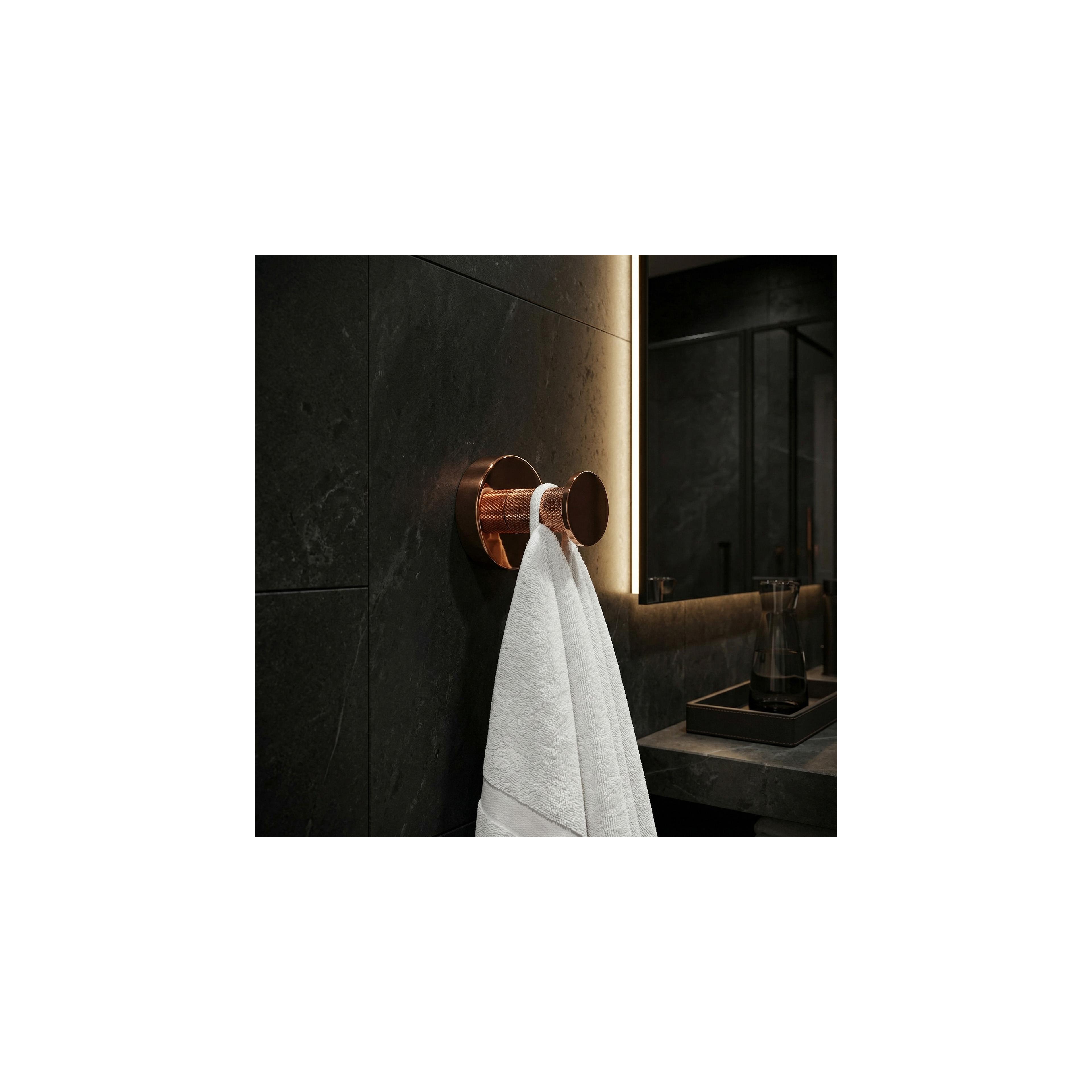 Bathroom hanger 6606A Modern Gold