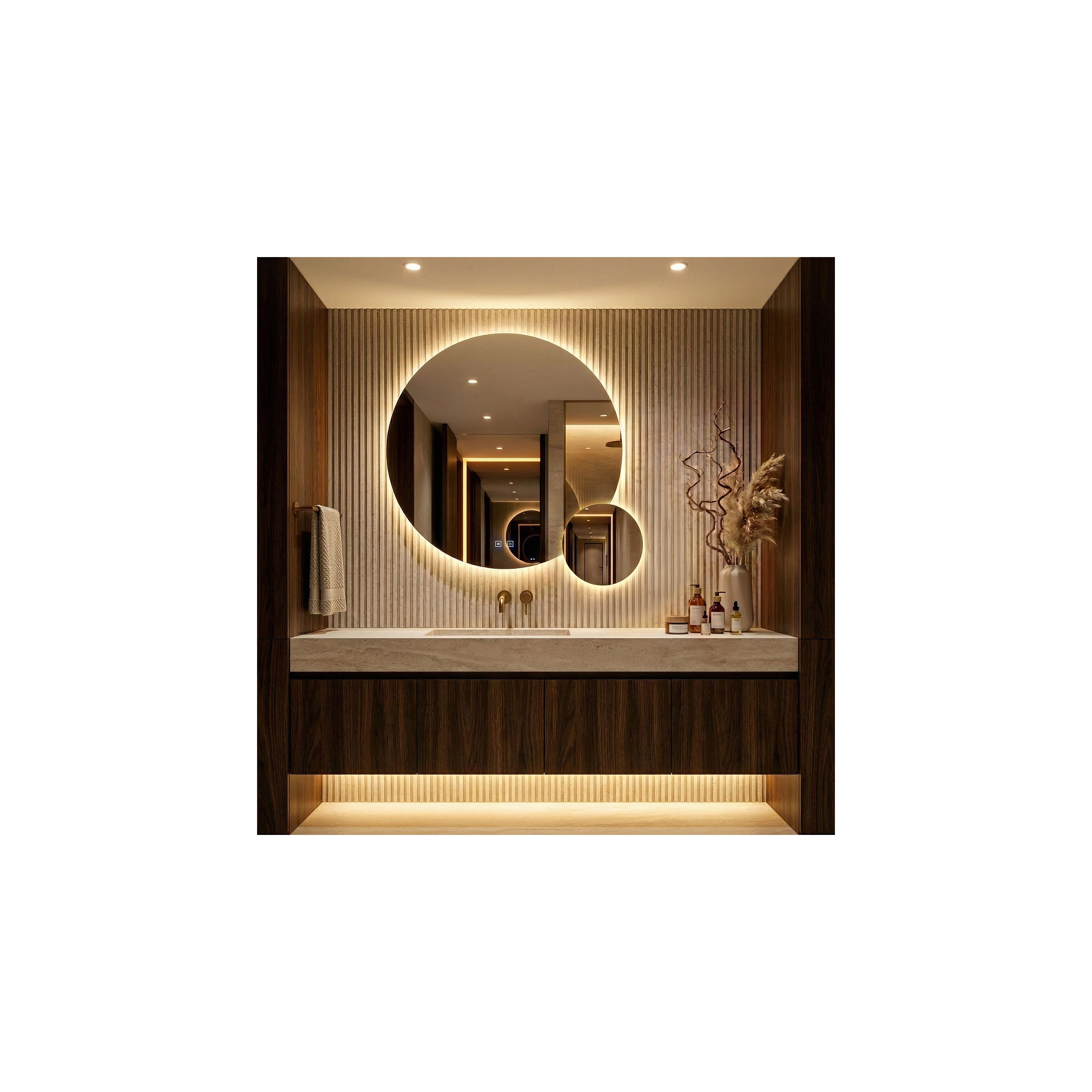 Mirror LED R-9045 90cm + 45cm