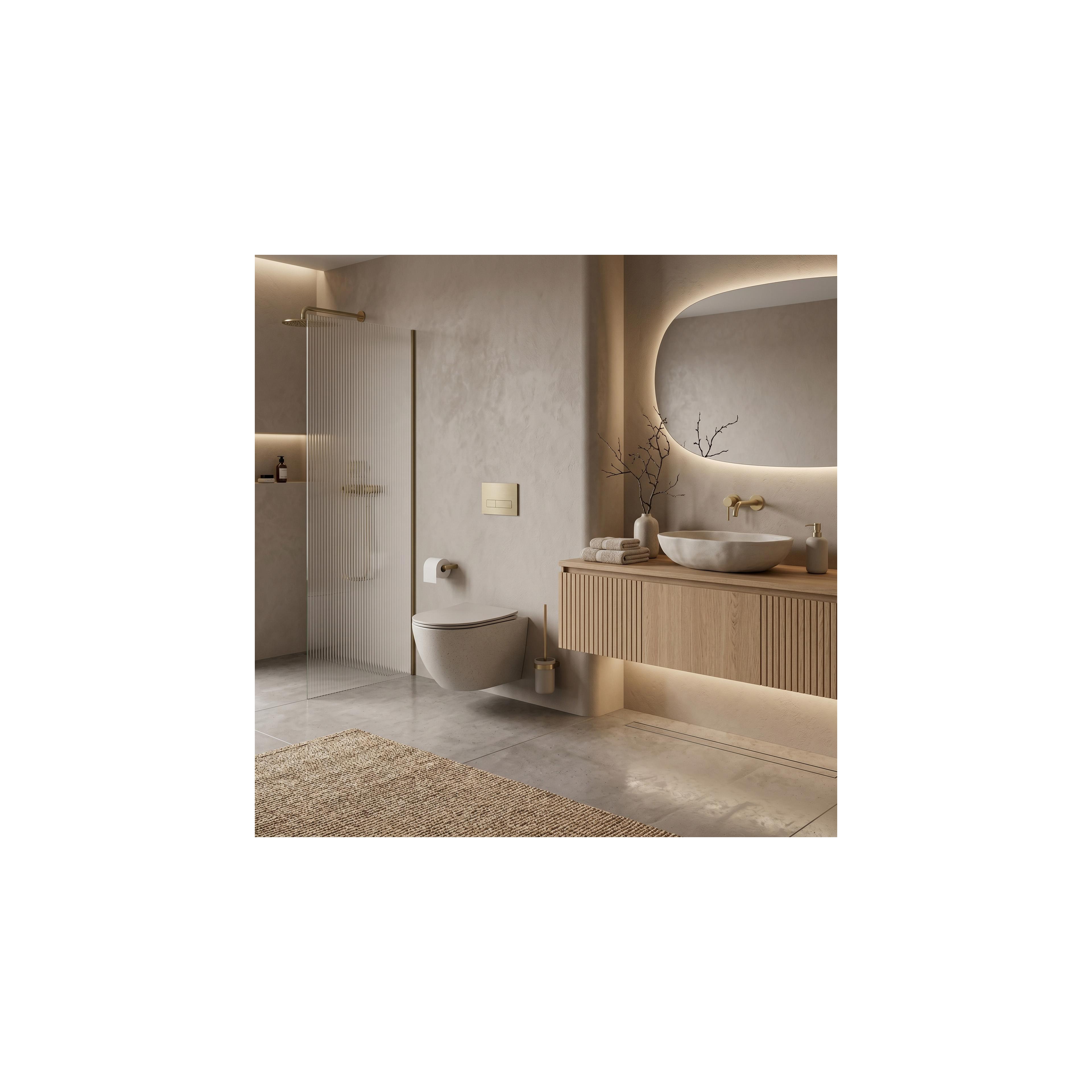 toilet bowl REA Carlo Mini Rimless Ecru