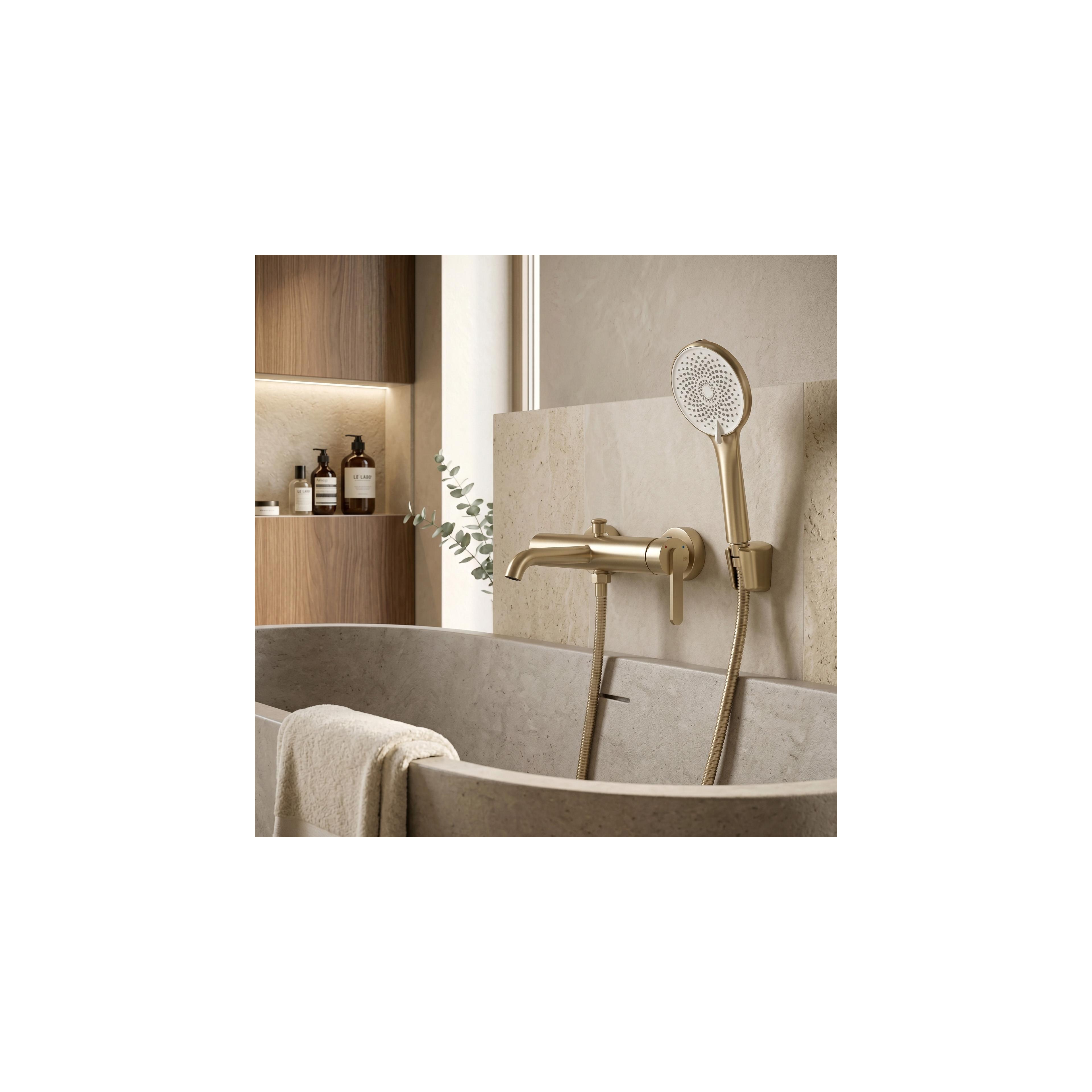 Bath faucet REA Ontario Side Brush Gold