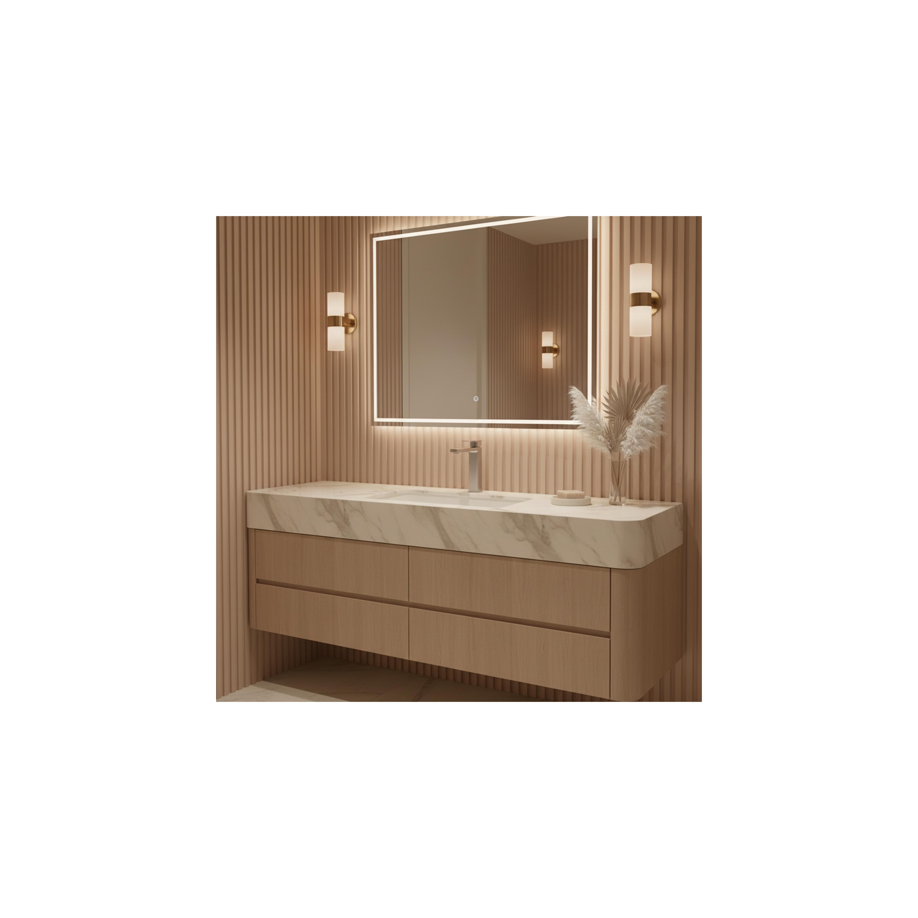 Robinet de salle de bain Rea Arlo Brush Nickle