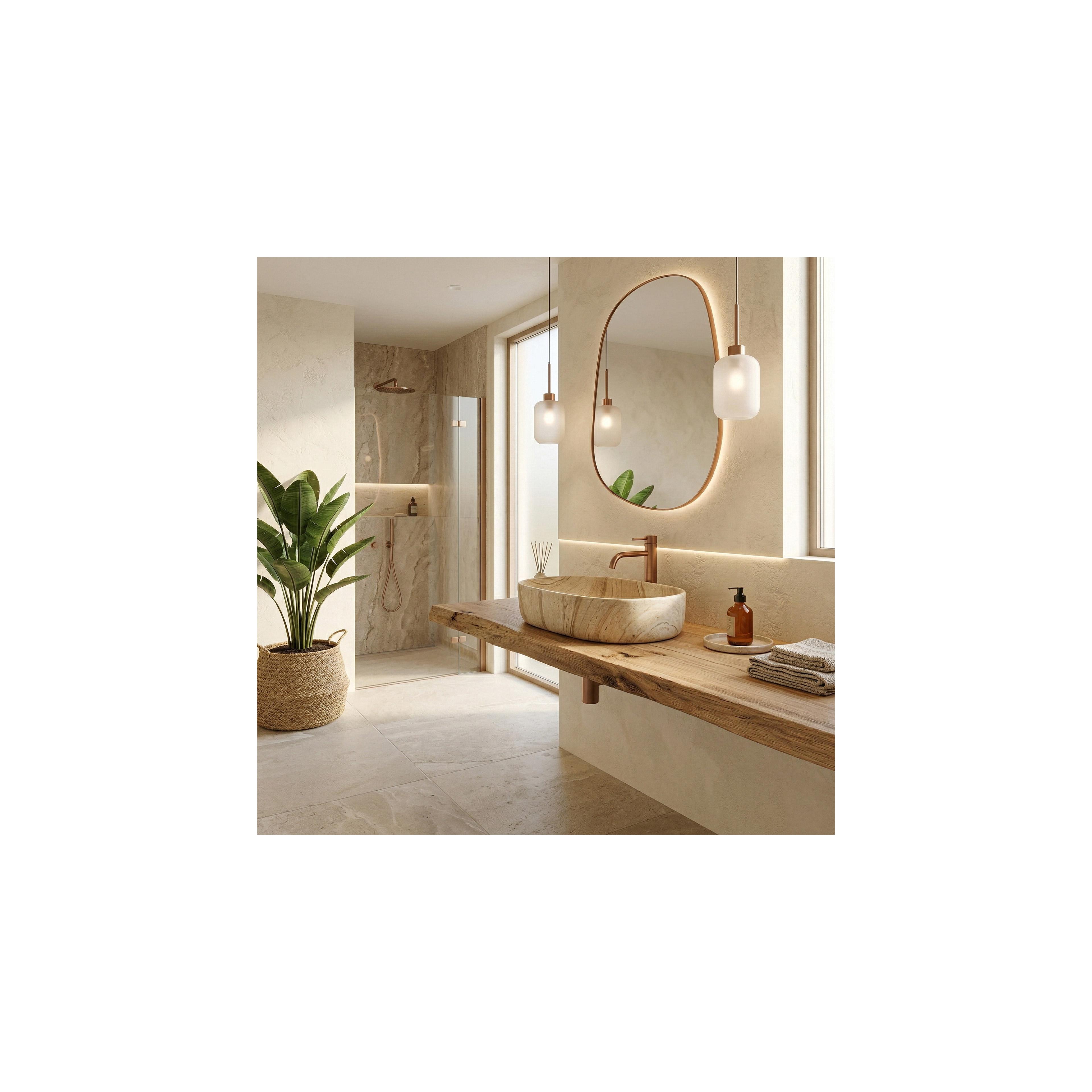 Νιπτήρας  Rea Nadia 60 Sahara, Φινίρισμα Ματ 61 x 38.5  x 12 εκ.