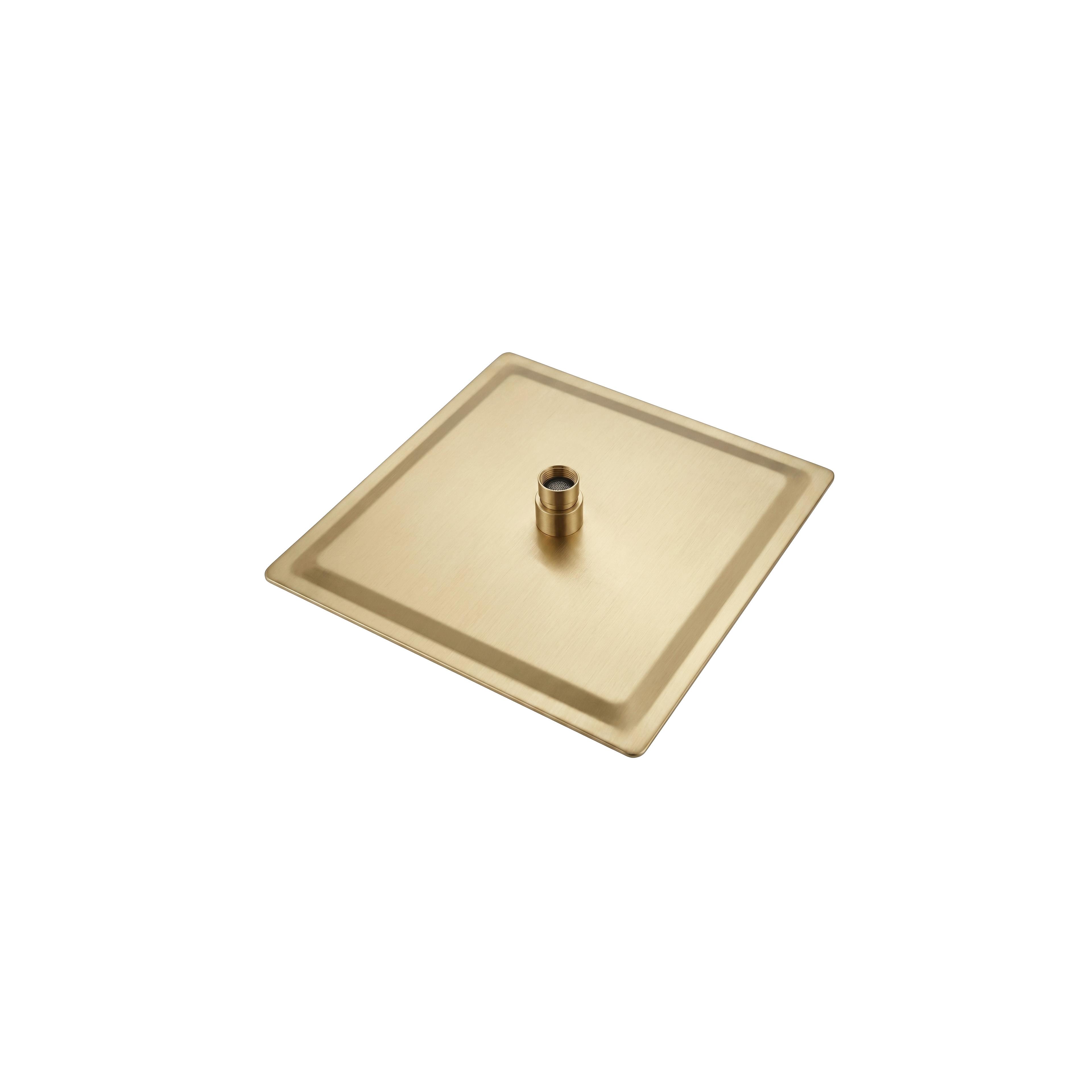 Fyrkantigt takduschhuvud REA JS-P015BG 30cm Brush Gold