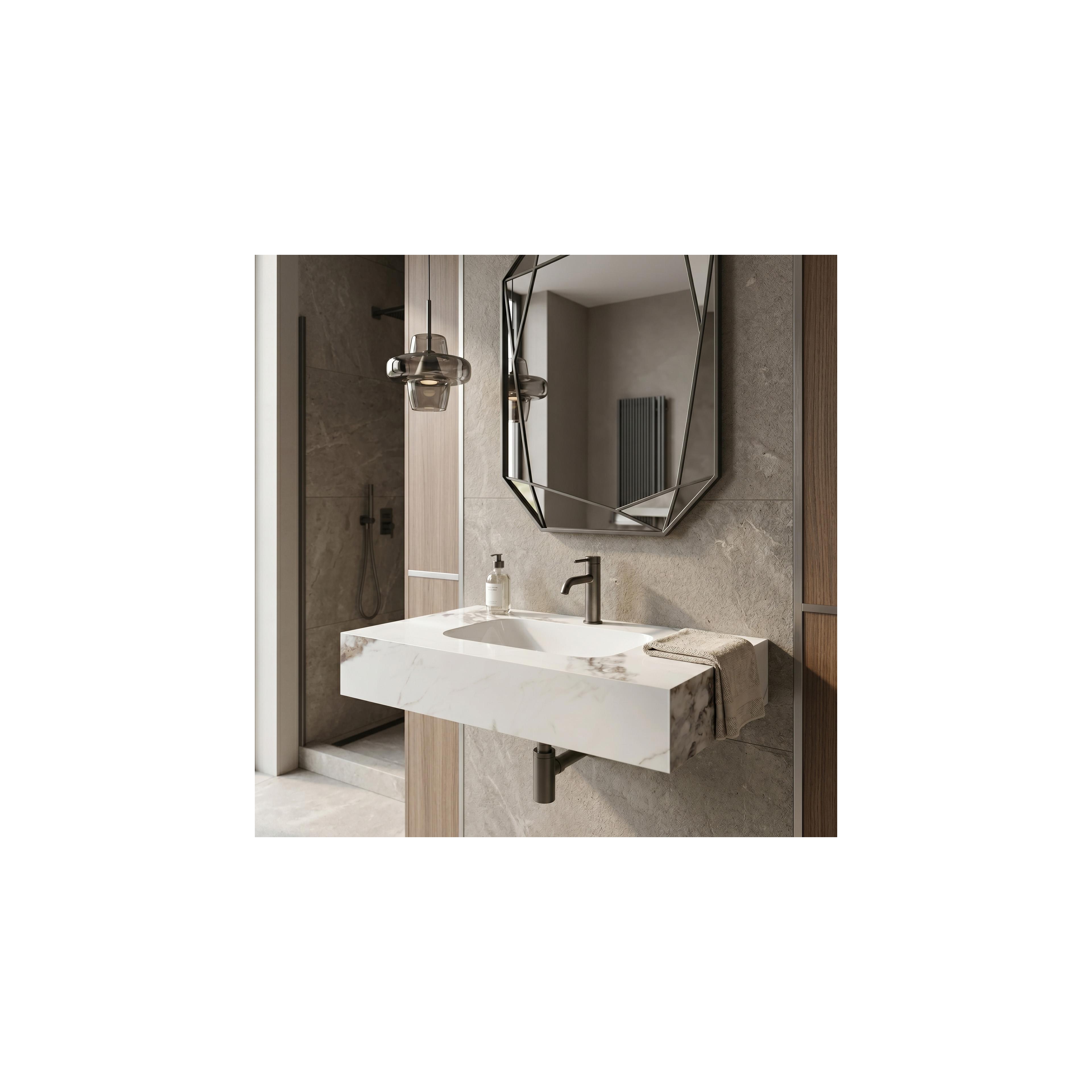 Lavabo suspendu Rea Aresa Cold Jade 80