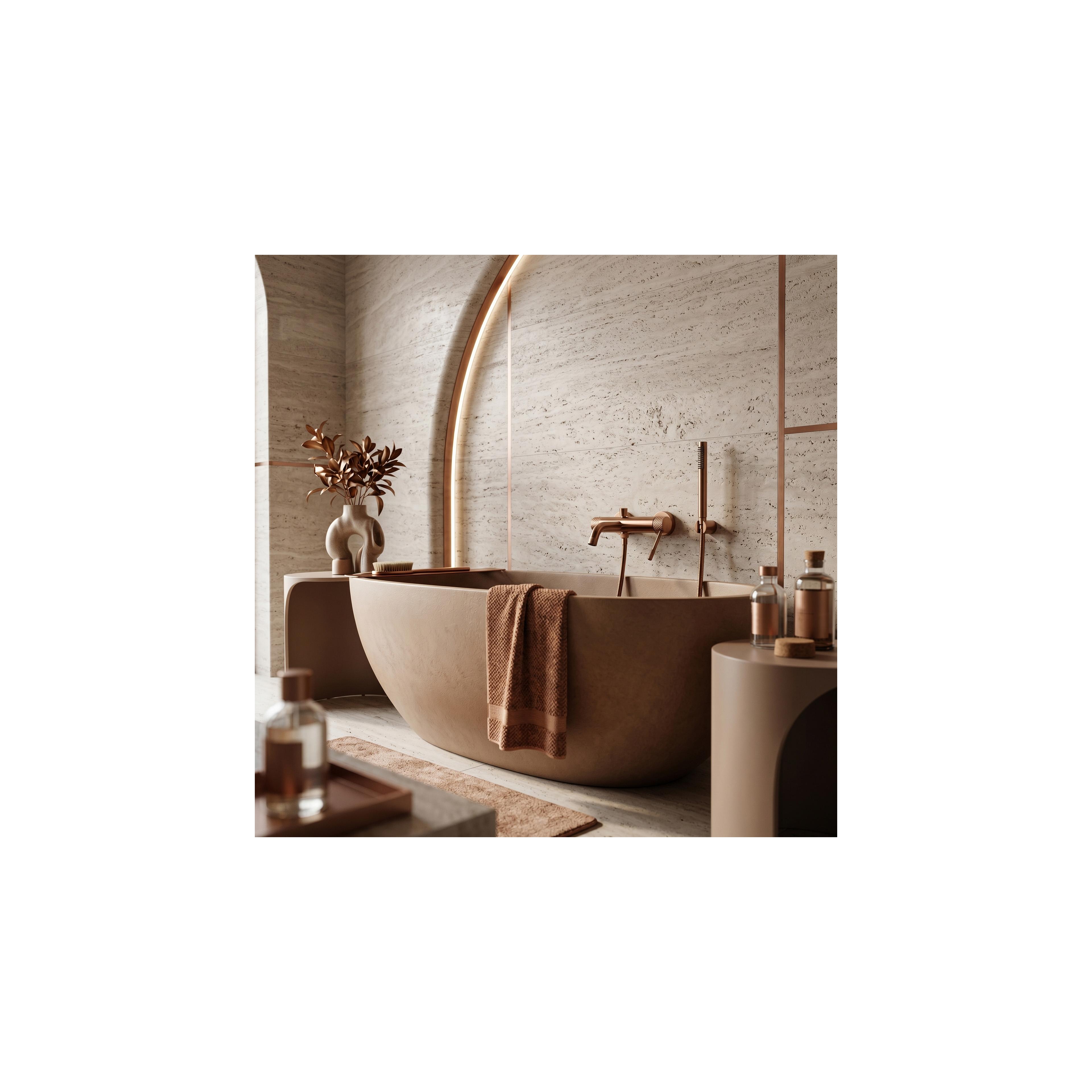Bath faucet REA Venti Brush Copper