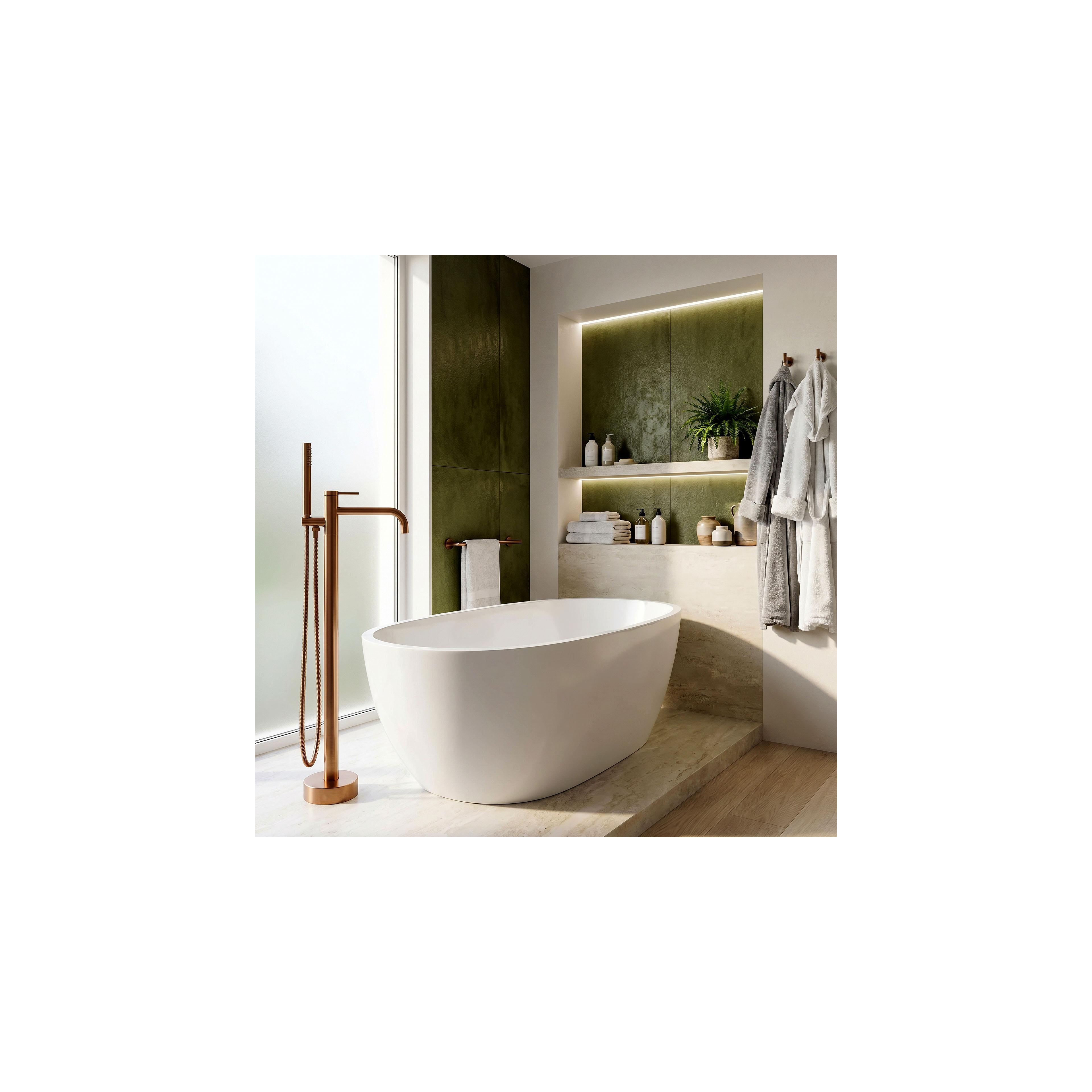 Free-standing faucet Rea Clif Brush Copper