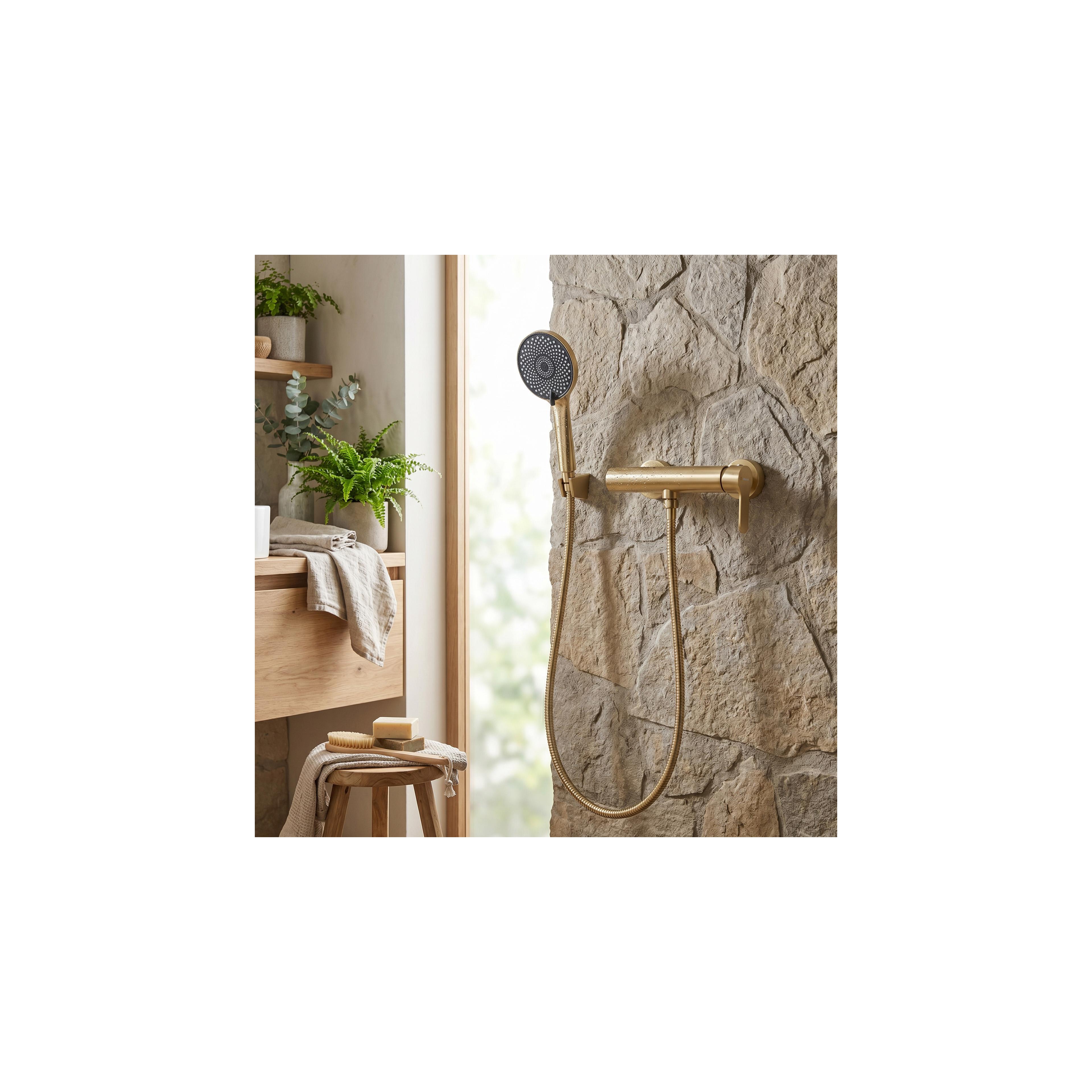 Baterie de duș REA Arcos Brush Gold