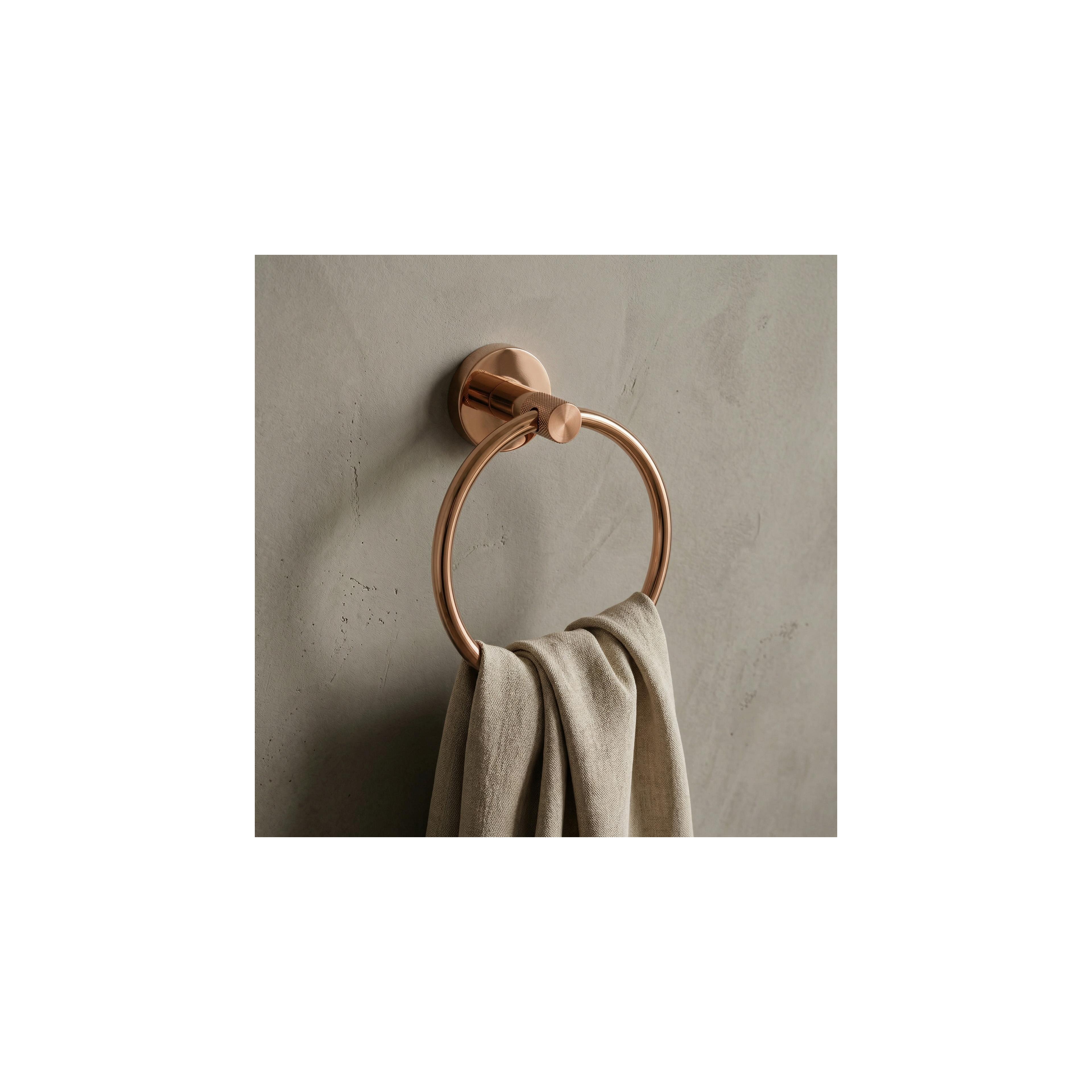 Bathroom hanger Ring 6610 Modern Copper