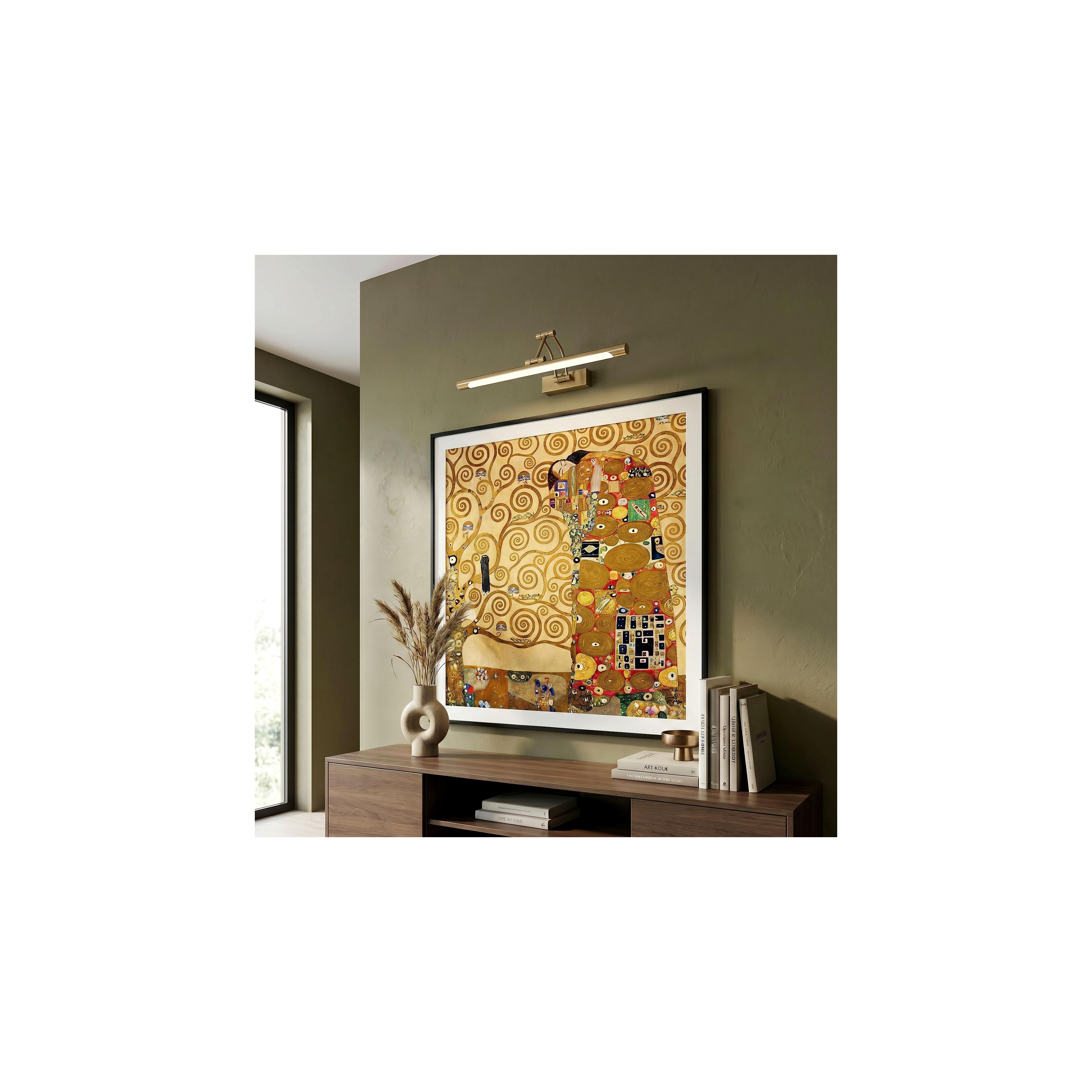 Bad LED-Wandleuchte SWE022-1W 42cm Brush Gold