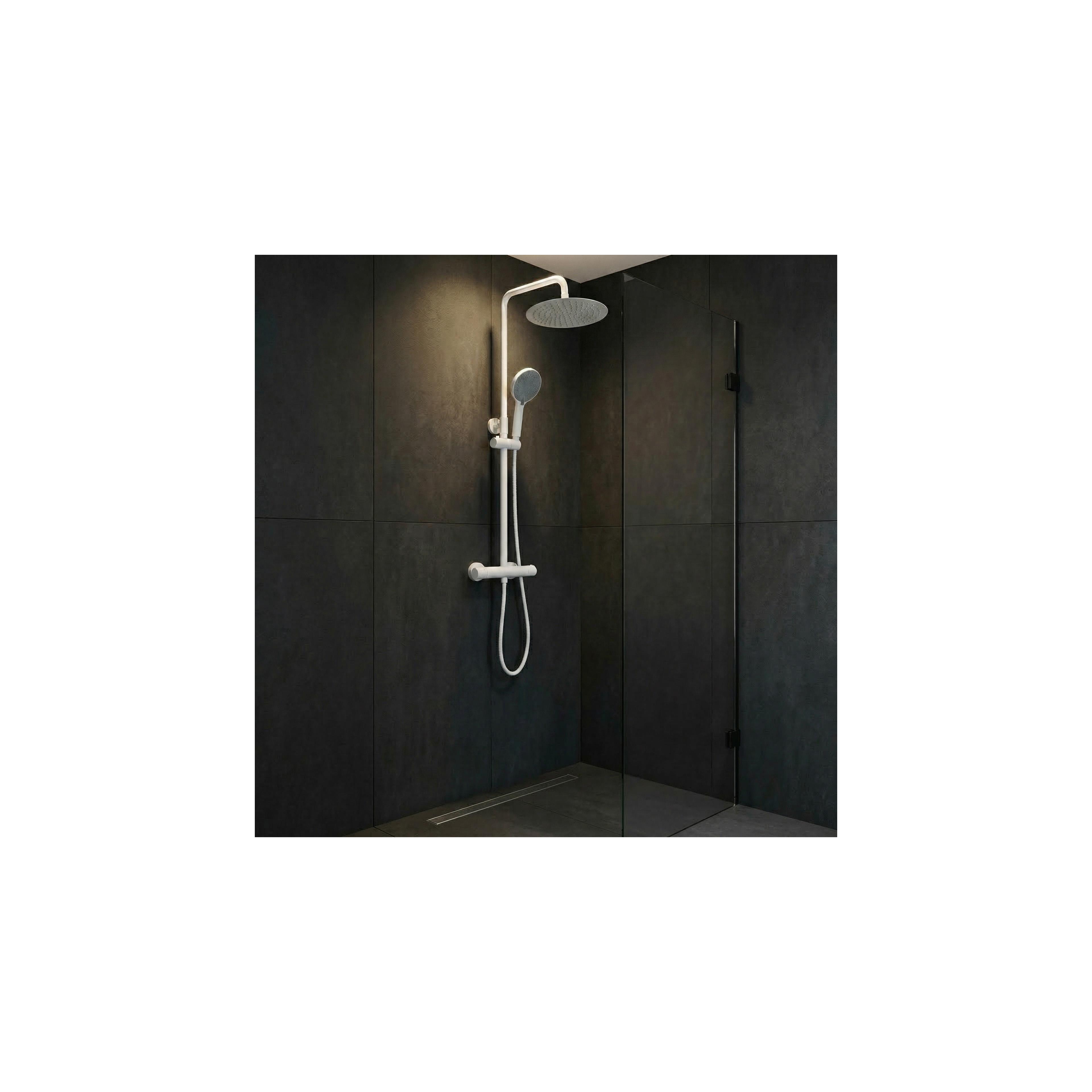 Shower set without spout with thermostat Rea Lungo White
