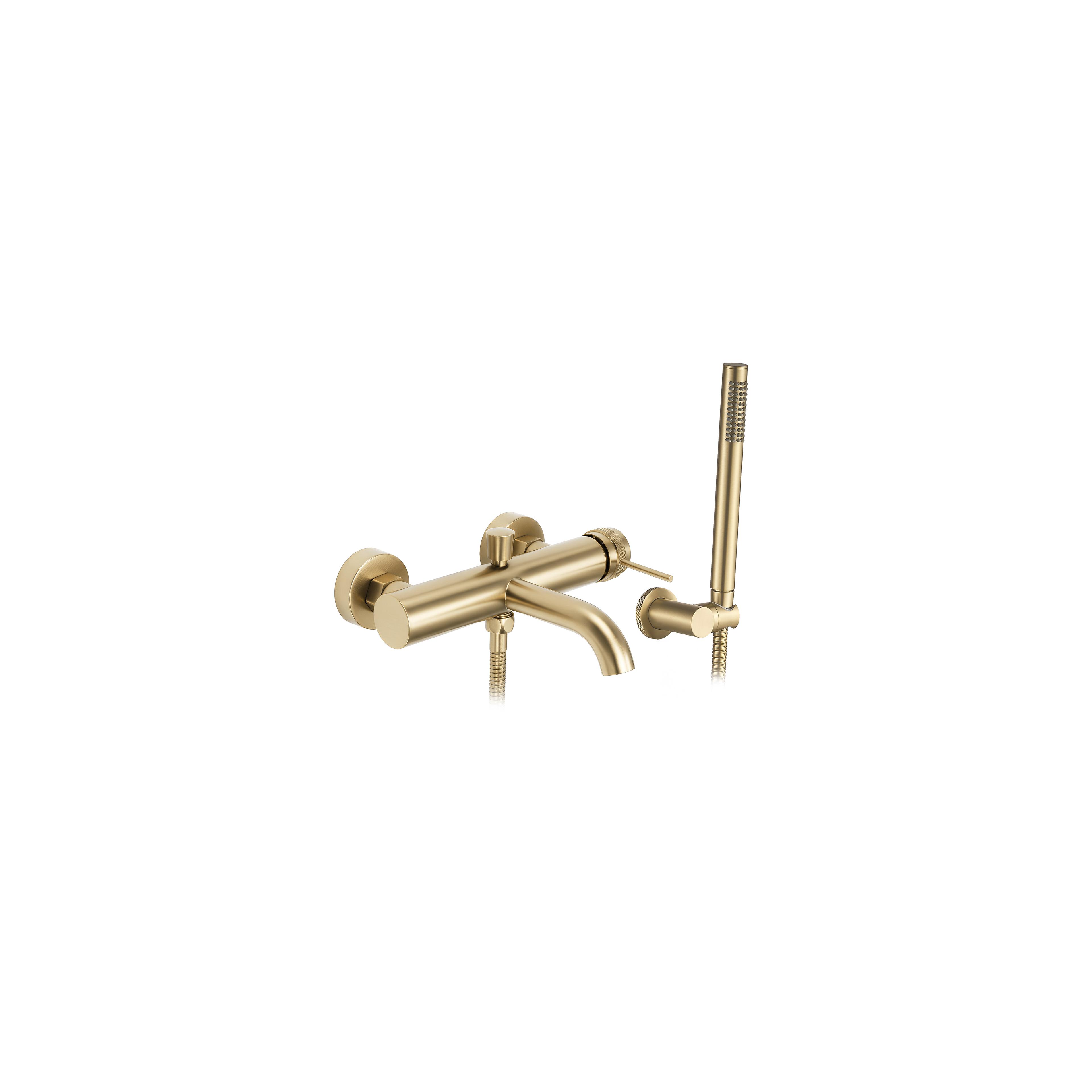 Bathroom faucet Rea Lungo Grip Brush Gold