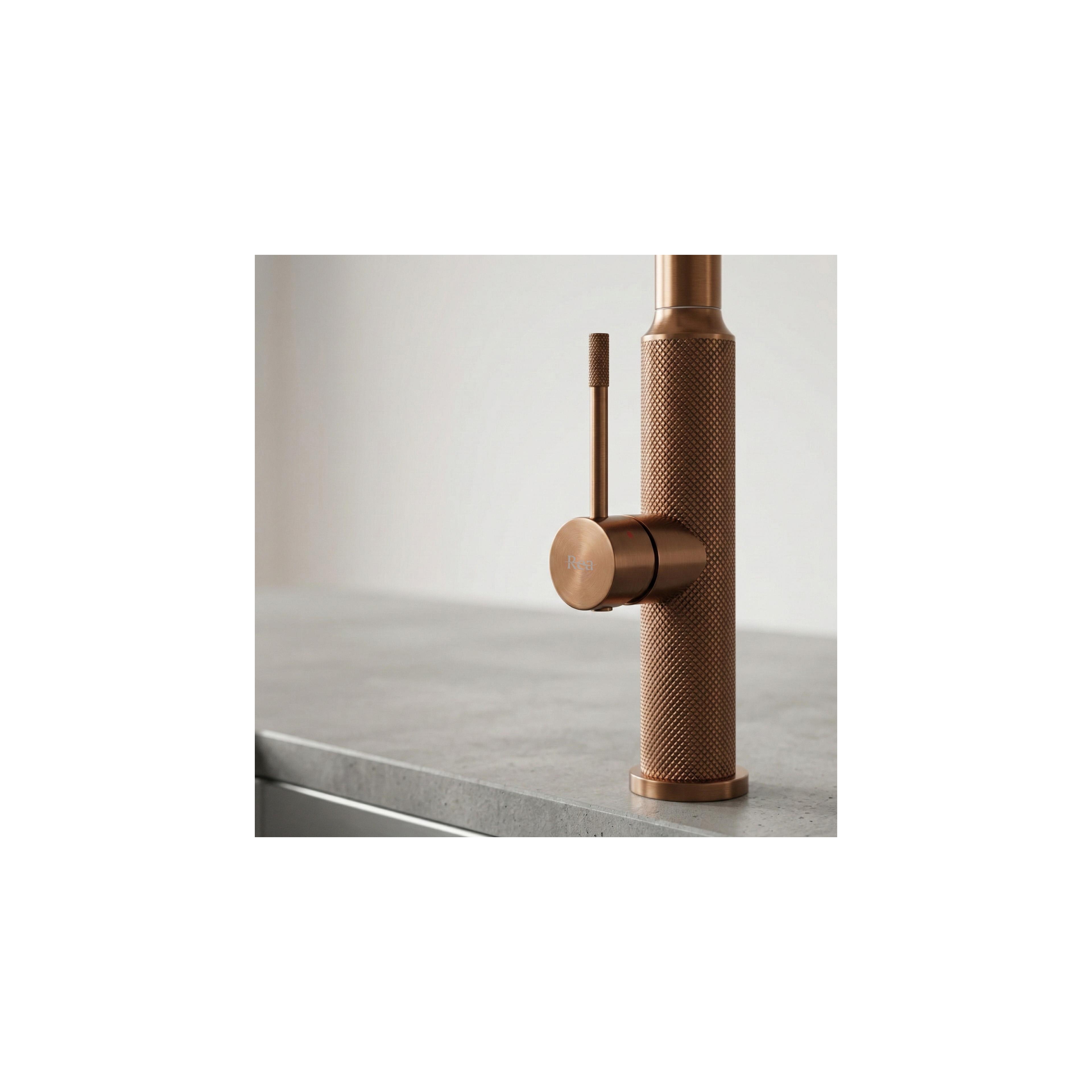 Robinet de cuisine Rea Master Brush Copper