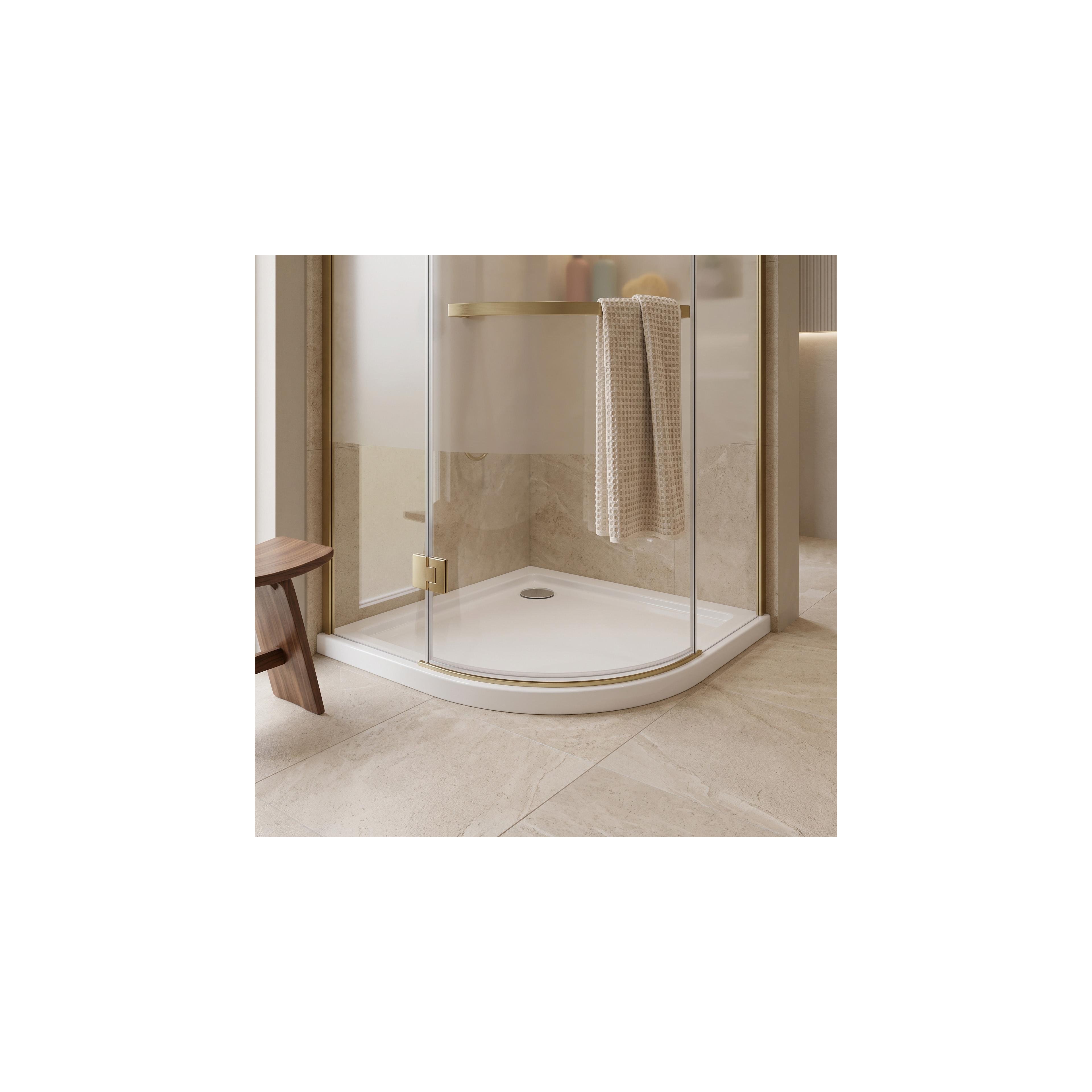 Shower tray Rea Look White 80x80