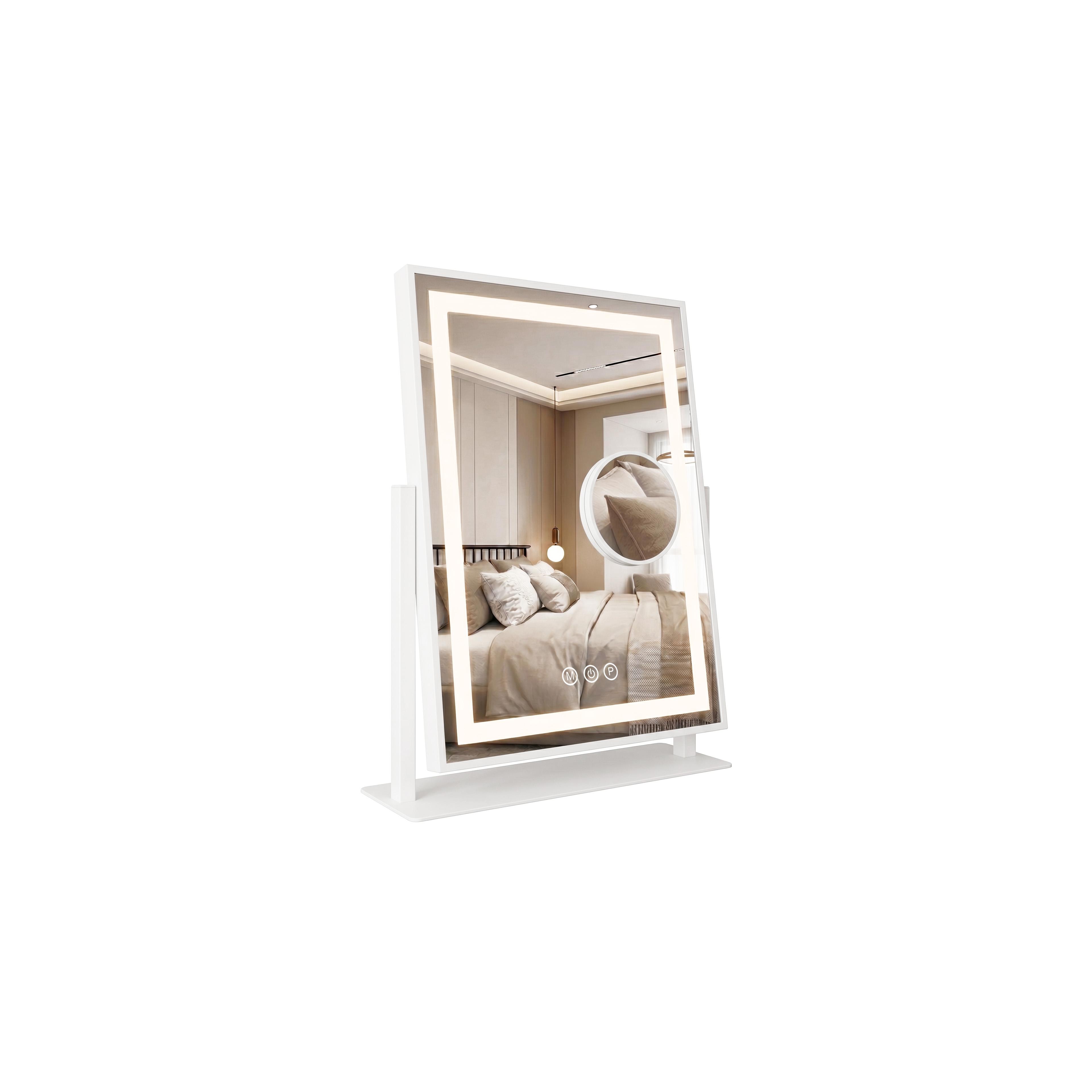 Mirror LED LUMI White 30x40cm