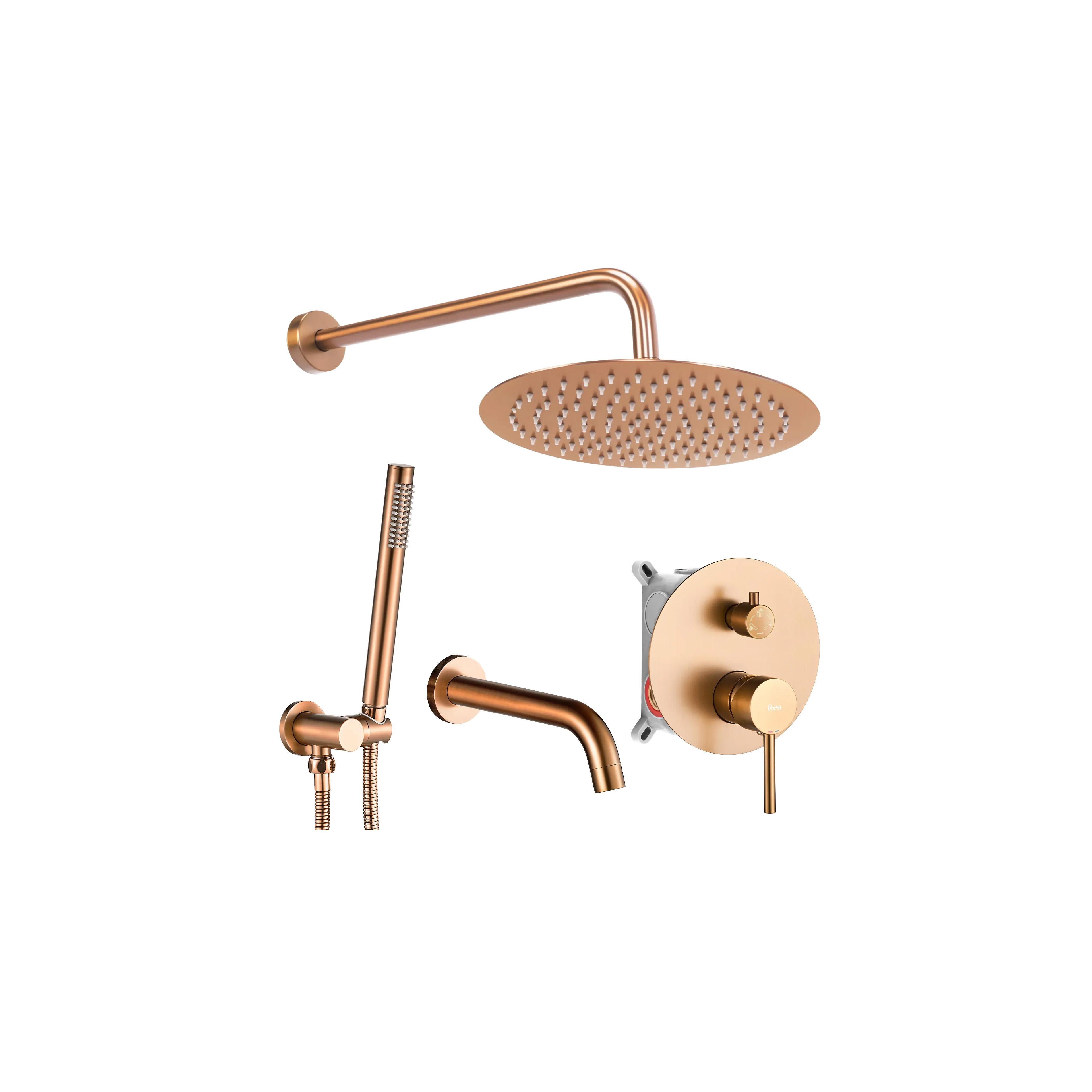 Rea Lungo zemūdens vannas un dušas komplekts, Copper Brush + BOX