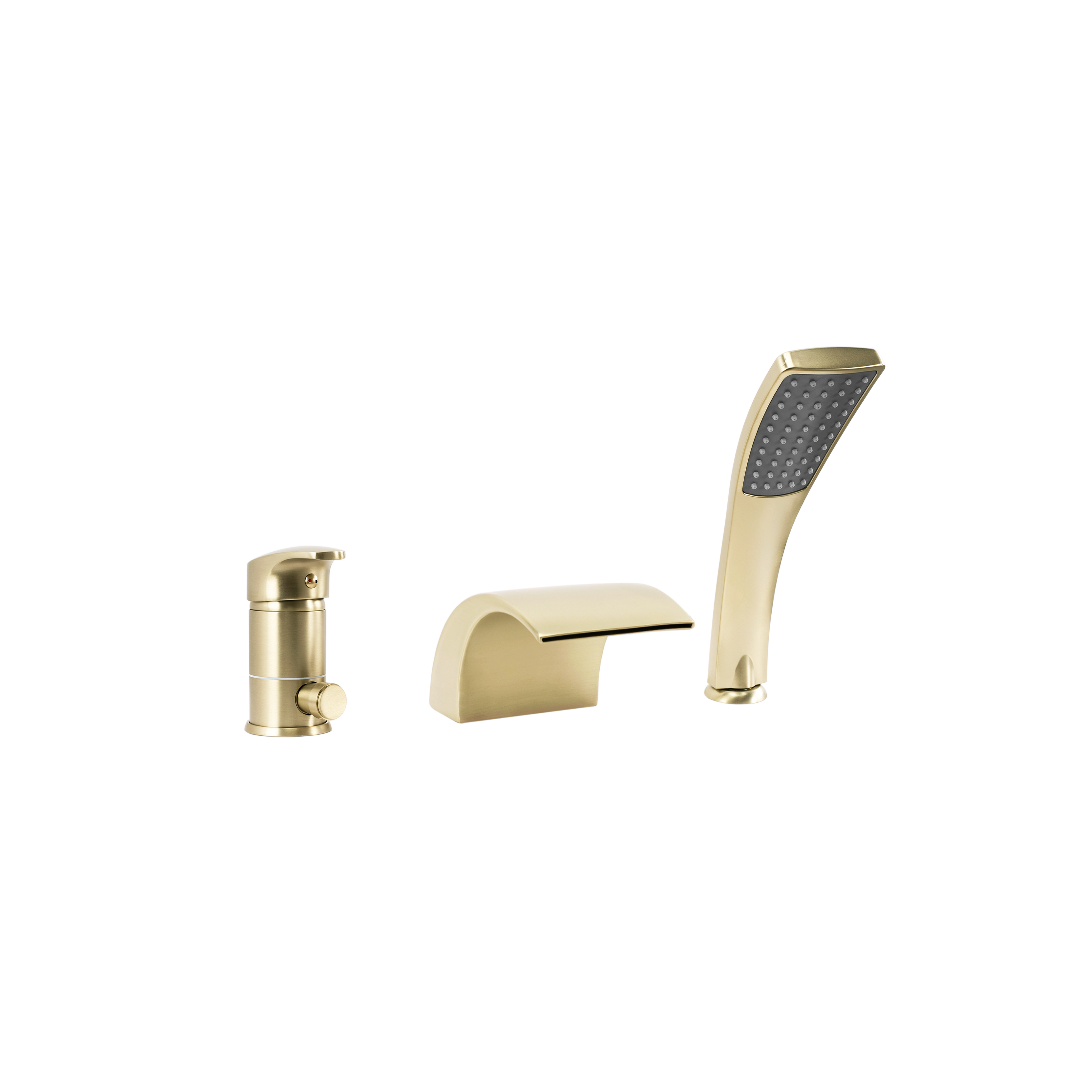 Bath faucet Rea Riven Brush Gold