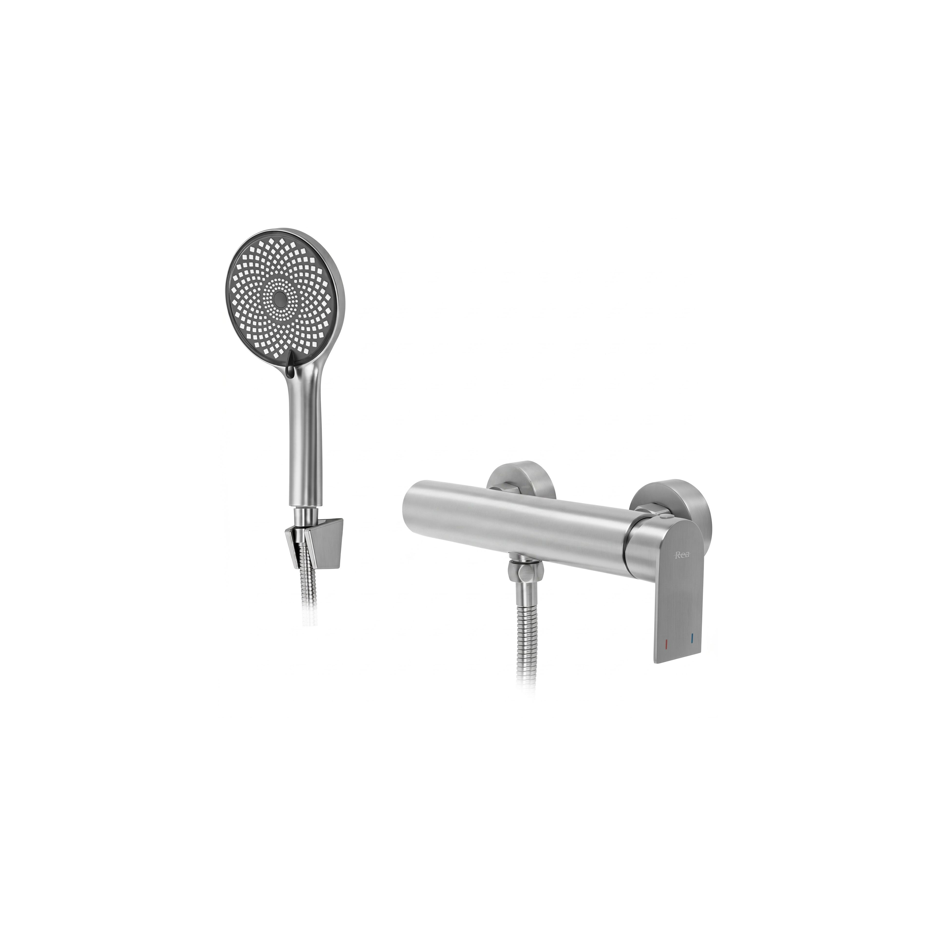 Shower mixer Rea Hunter Brushed Nickel