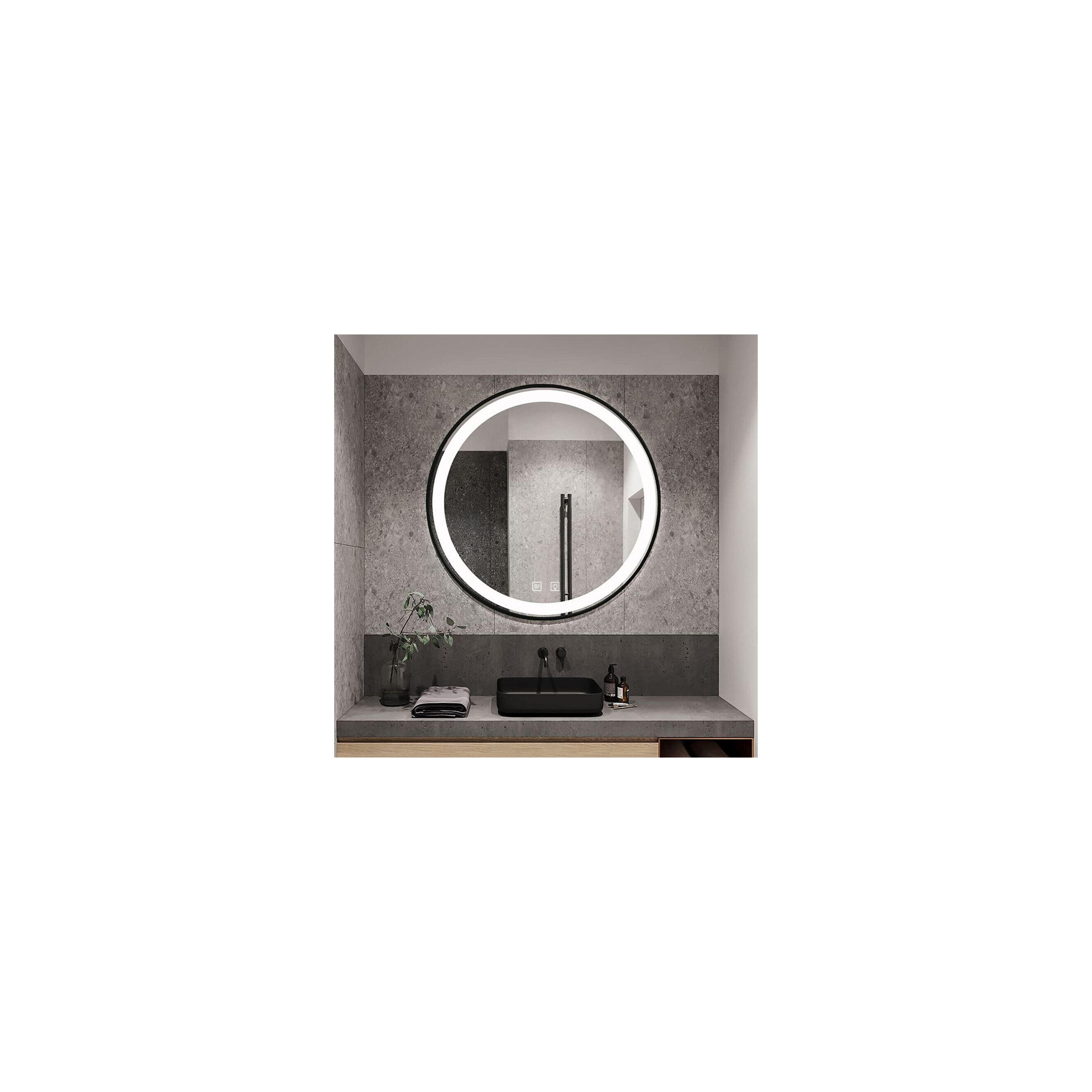 Zrcadlo LED 70cm MMJ Black