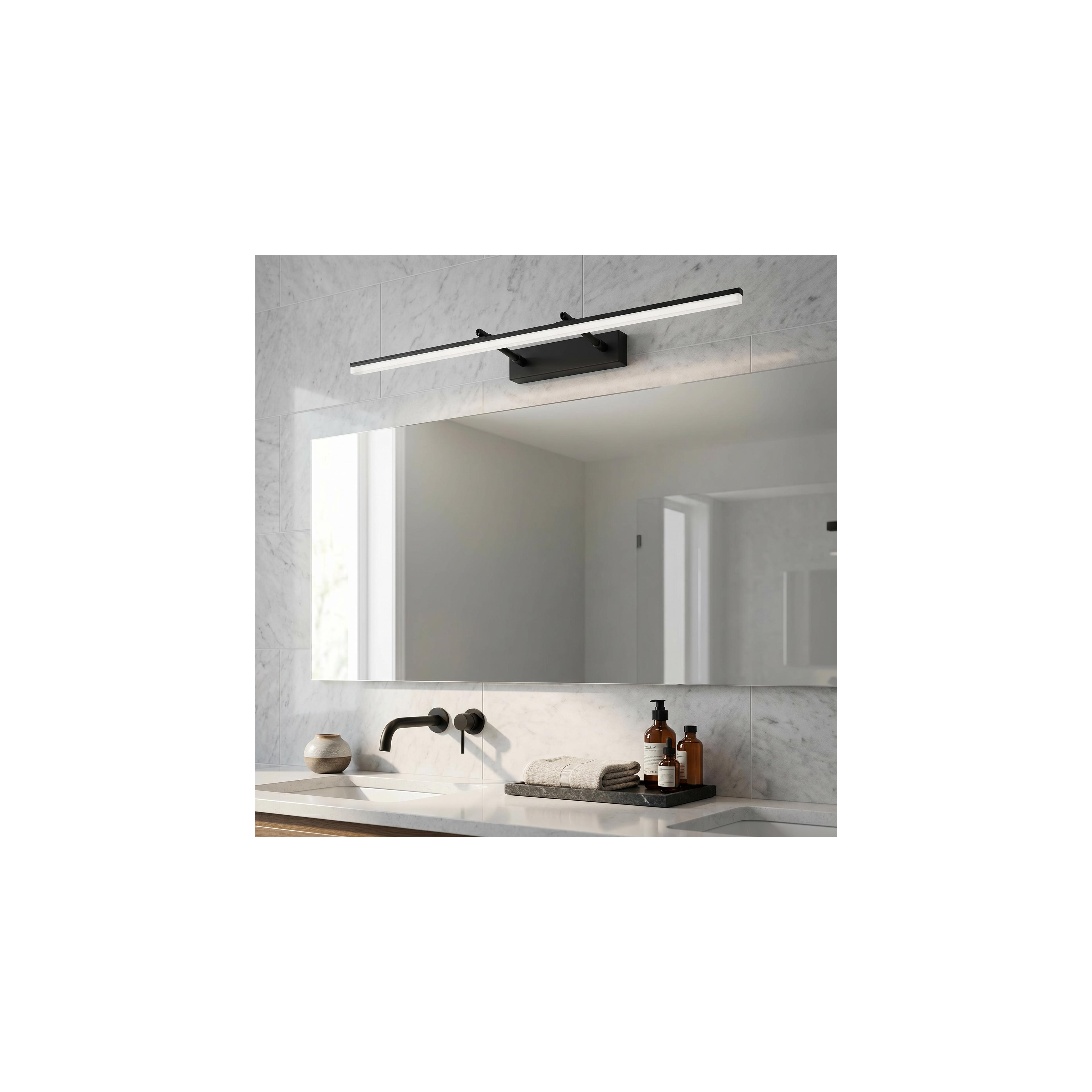 Badkamer LED-wandlamp APP1880-1W 80cm BLACK