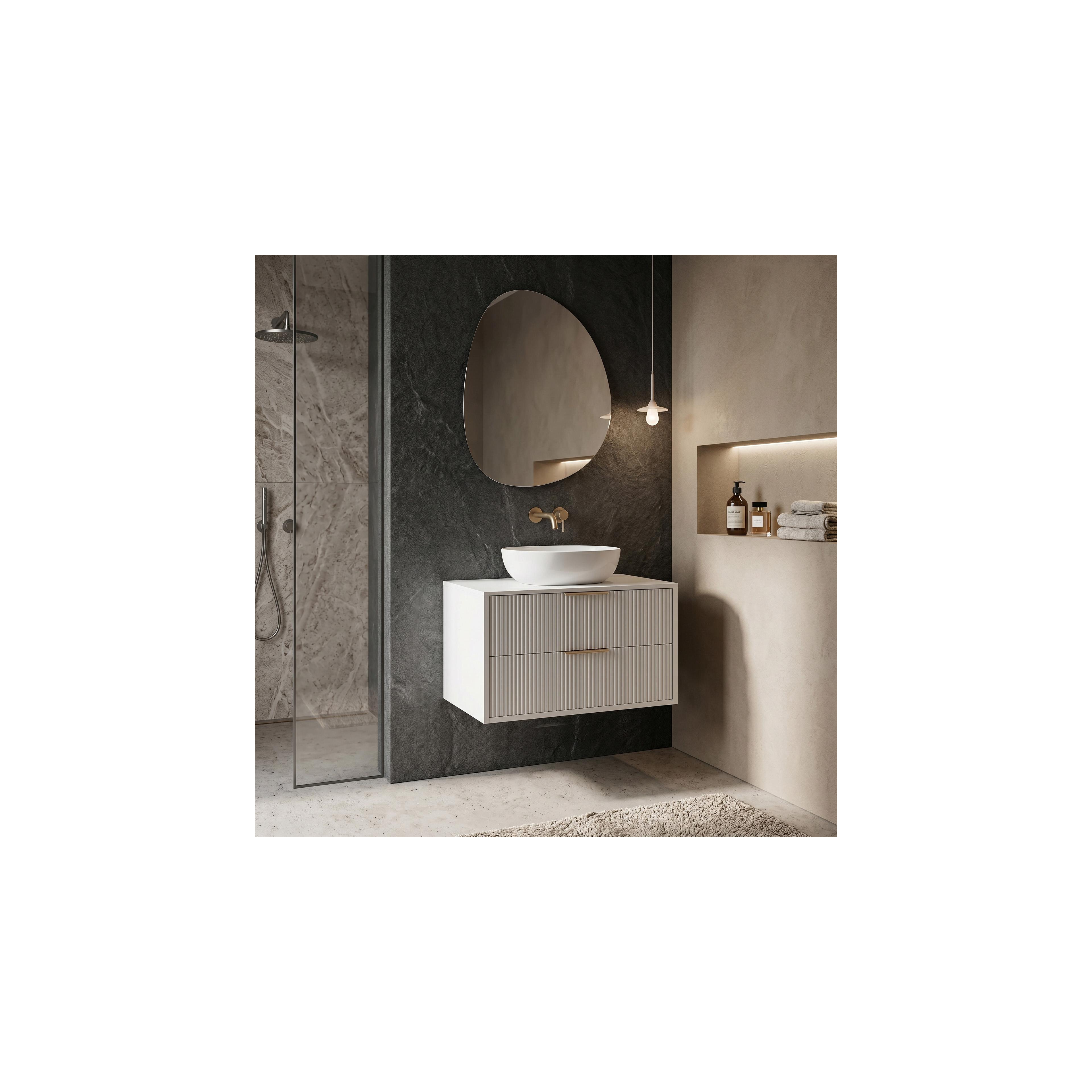 Bathroom vanity cabinet Rea Mono 80cm White