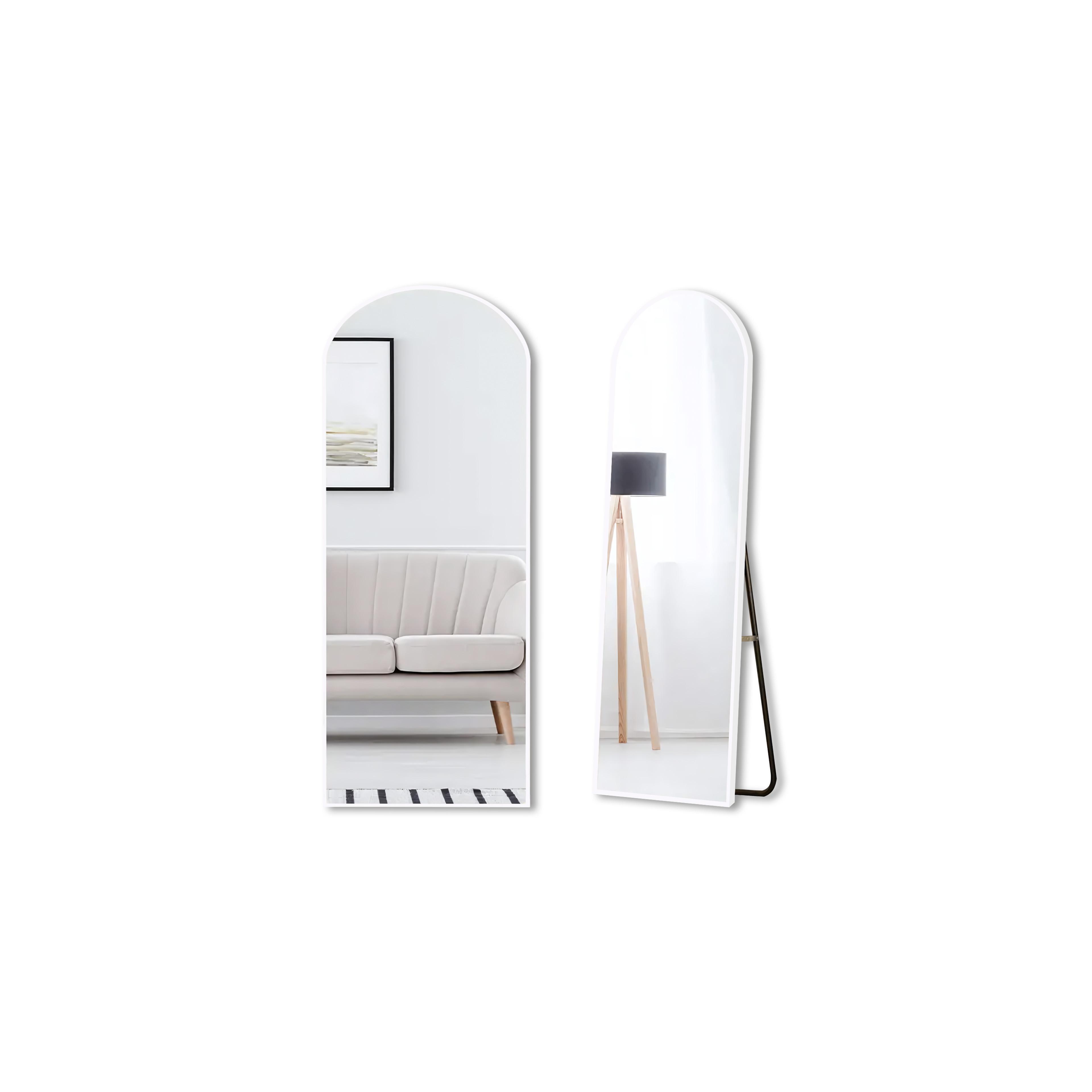 Fehér Fali/Álló Tükör 150 cm 109
