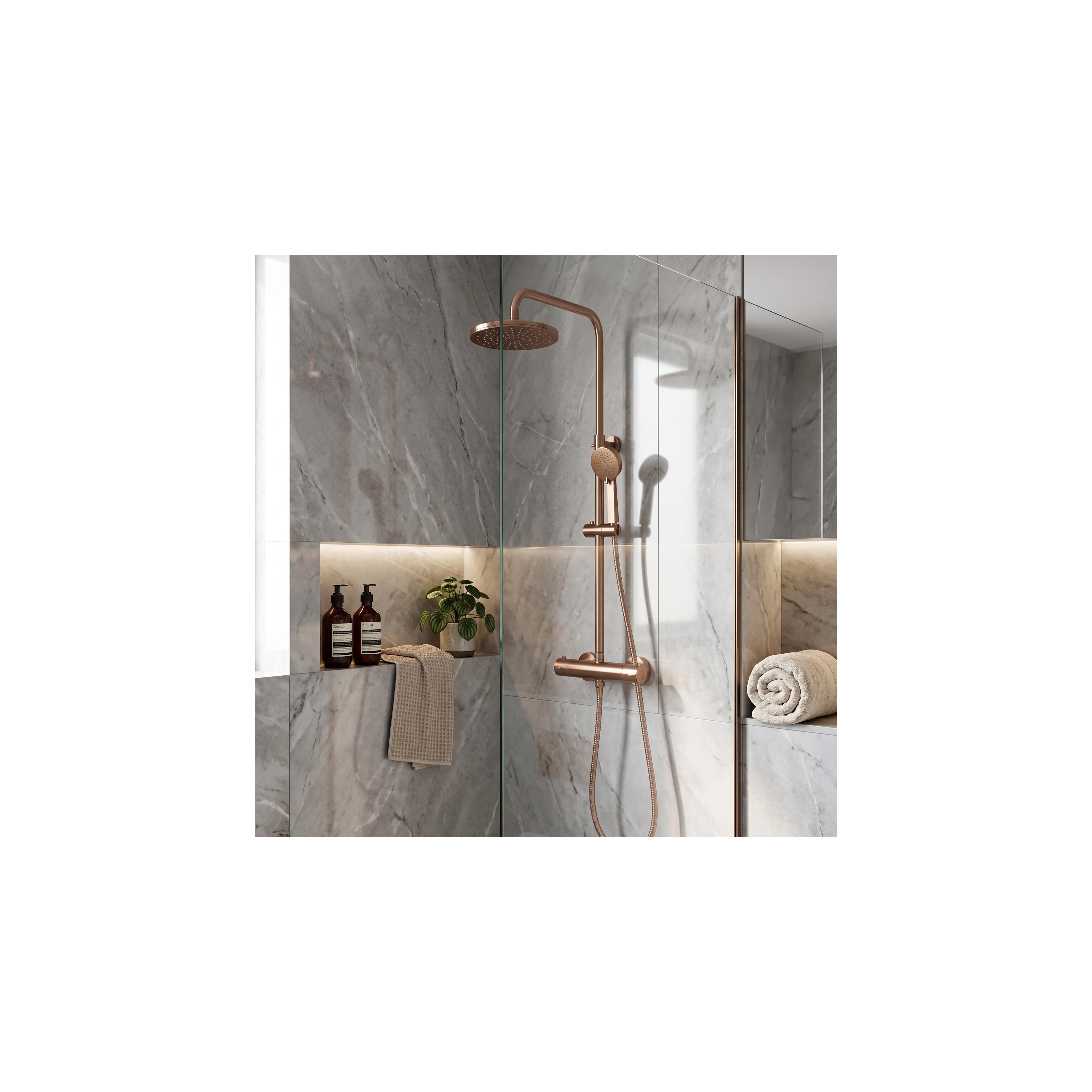 Tuš set s termostatom Rea Parot Light Brush Copper