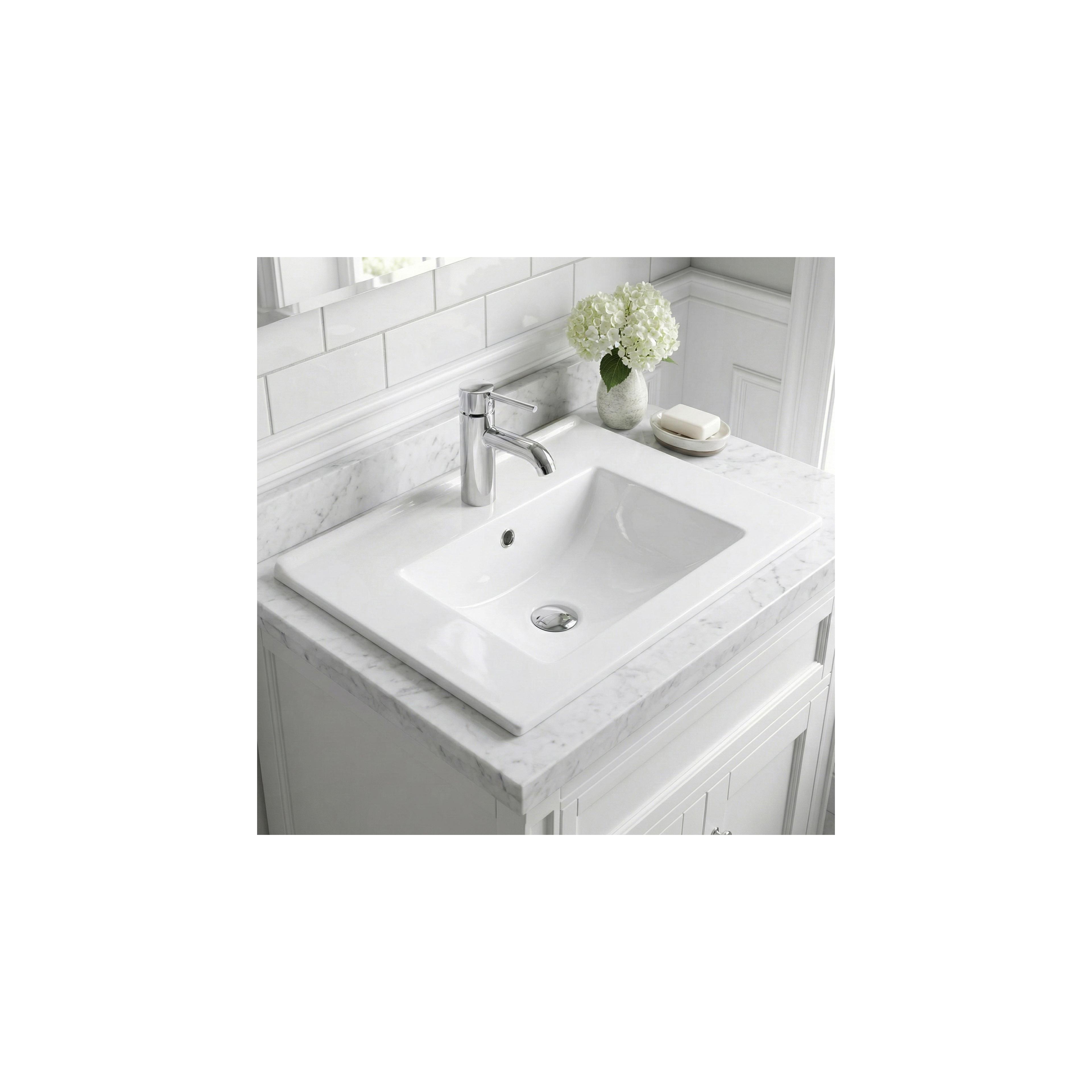 Built-in washbasin Rea Dafne 75