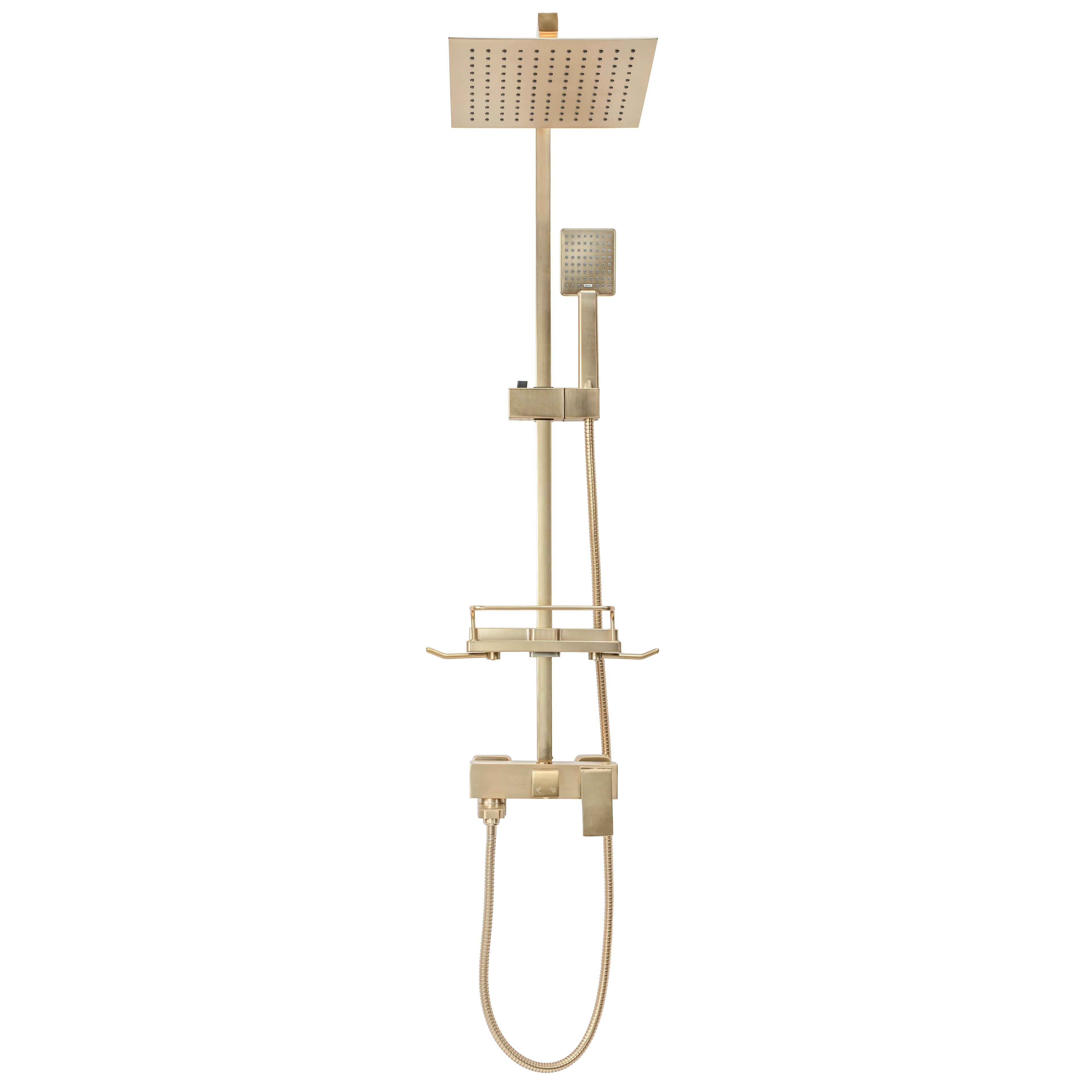 Komplet za prhanje REA JACK BRUSHED GOLD