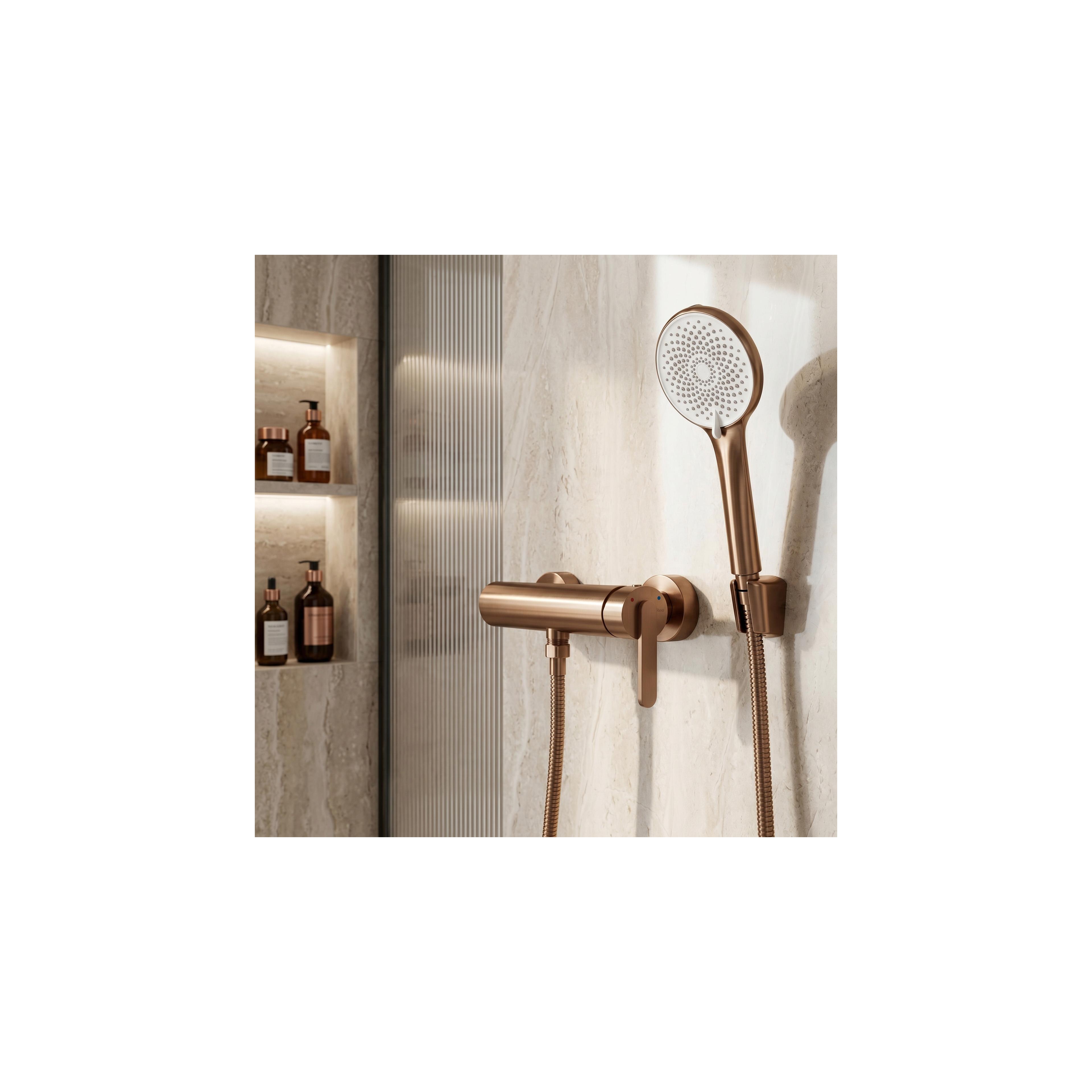 Bathtub faucet REA Ontario Side Brush Copper