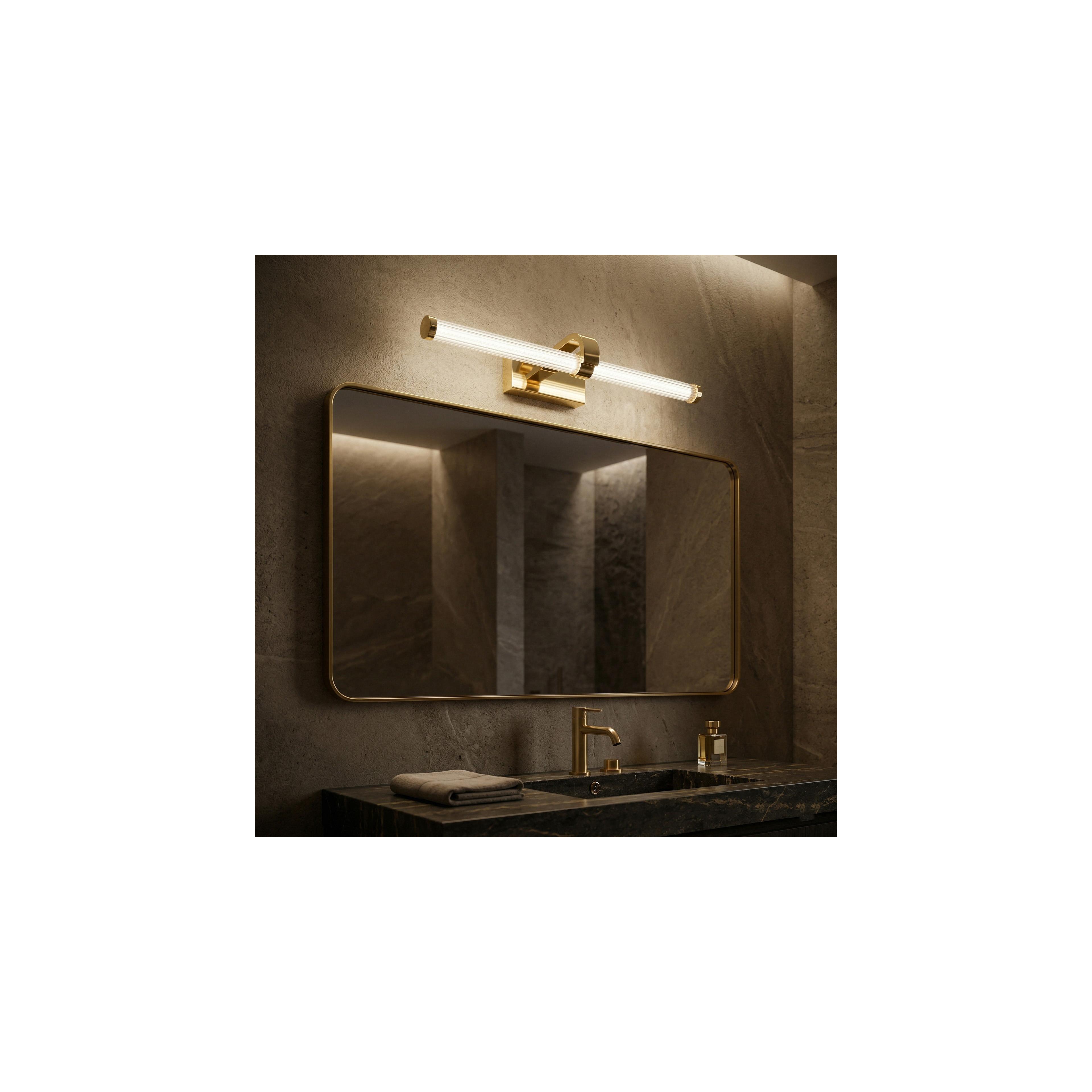 Badrum vägg LED-lampa APP1884-1W 60cm GOLD