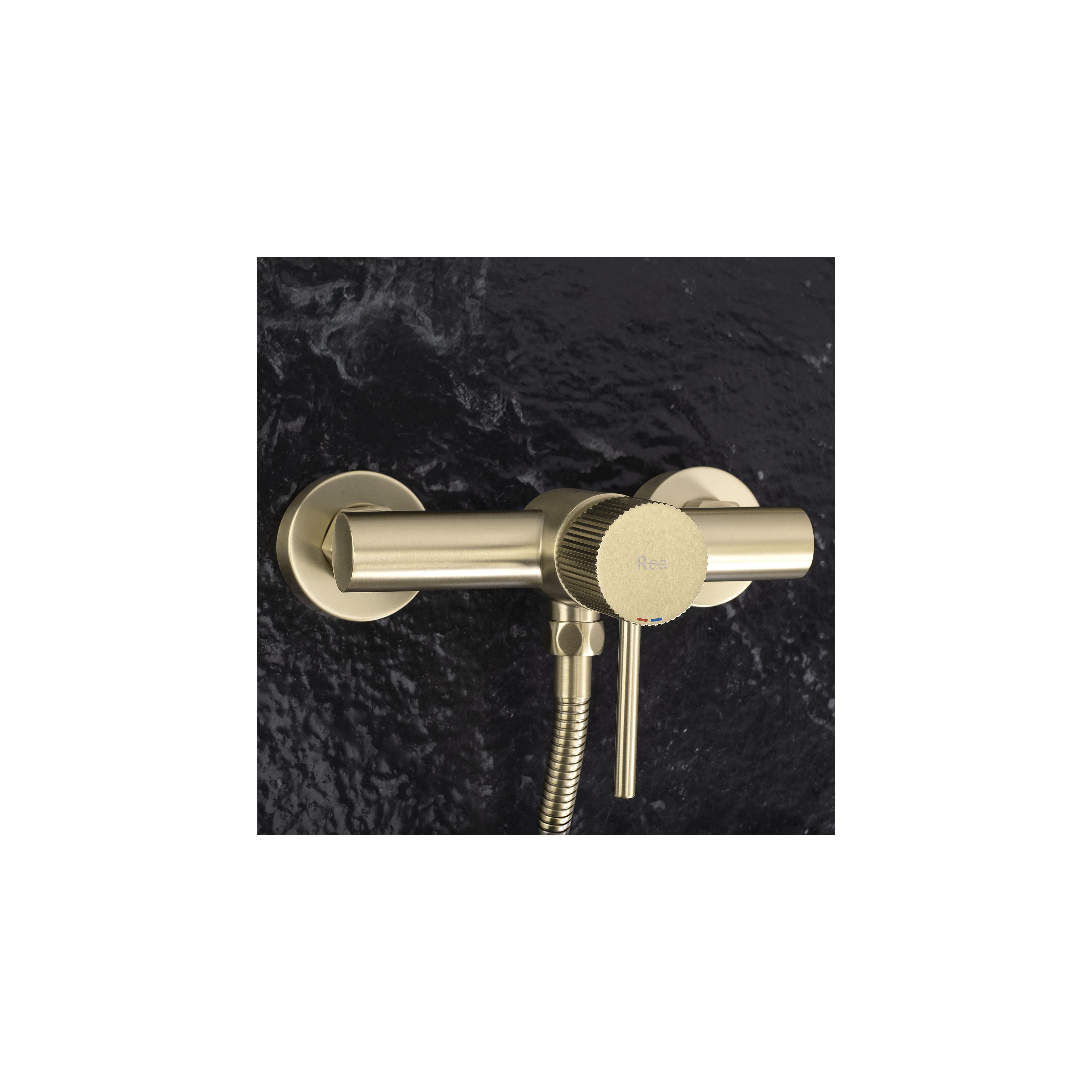 Zuhanycsaptelep Lungo Stripe BRUSH GOLD