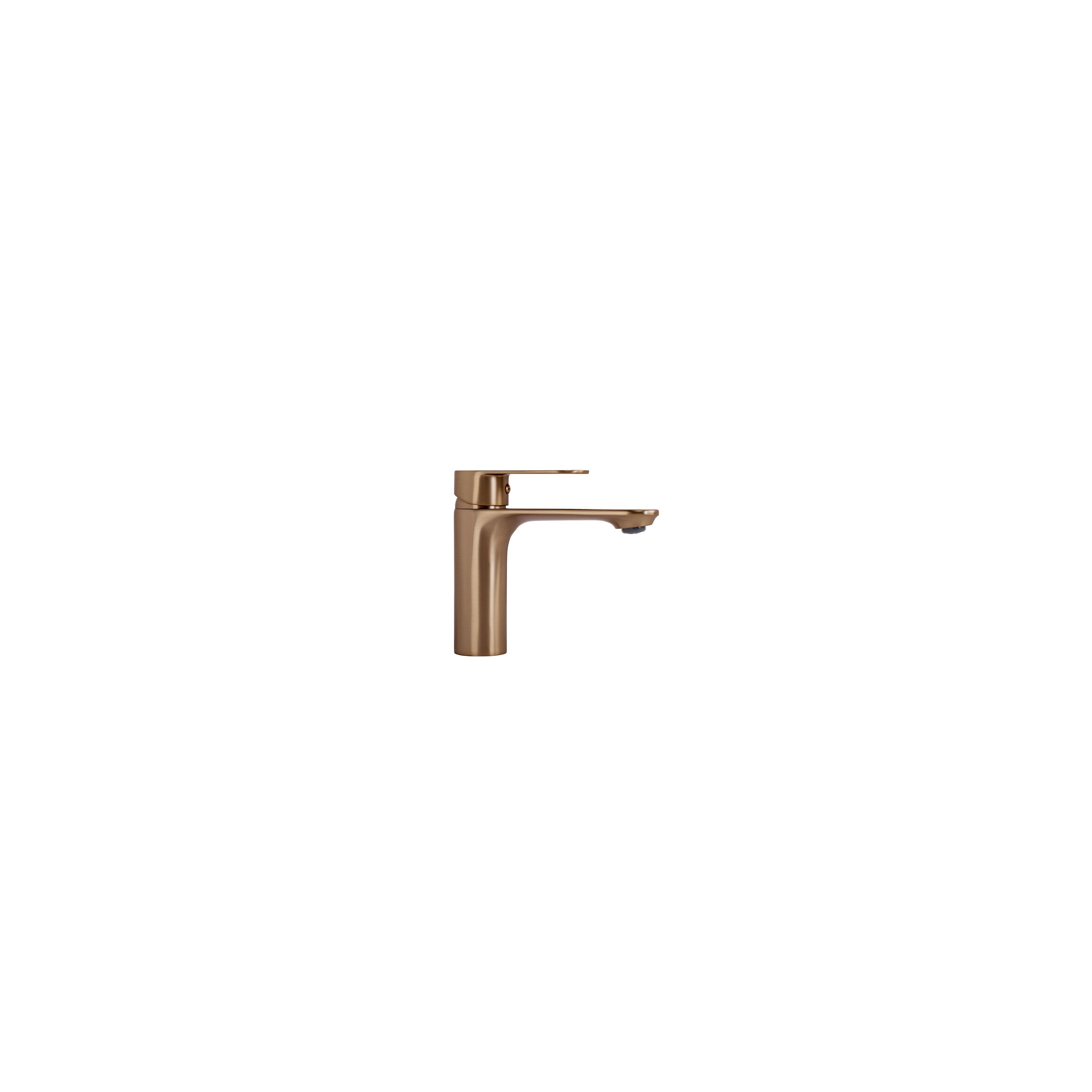 Rubinetto da lavabo Rea Drop Brush Copper low