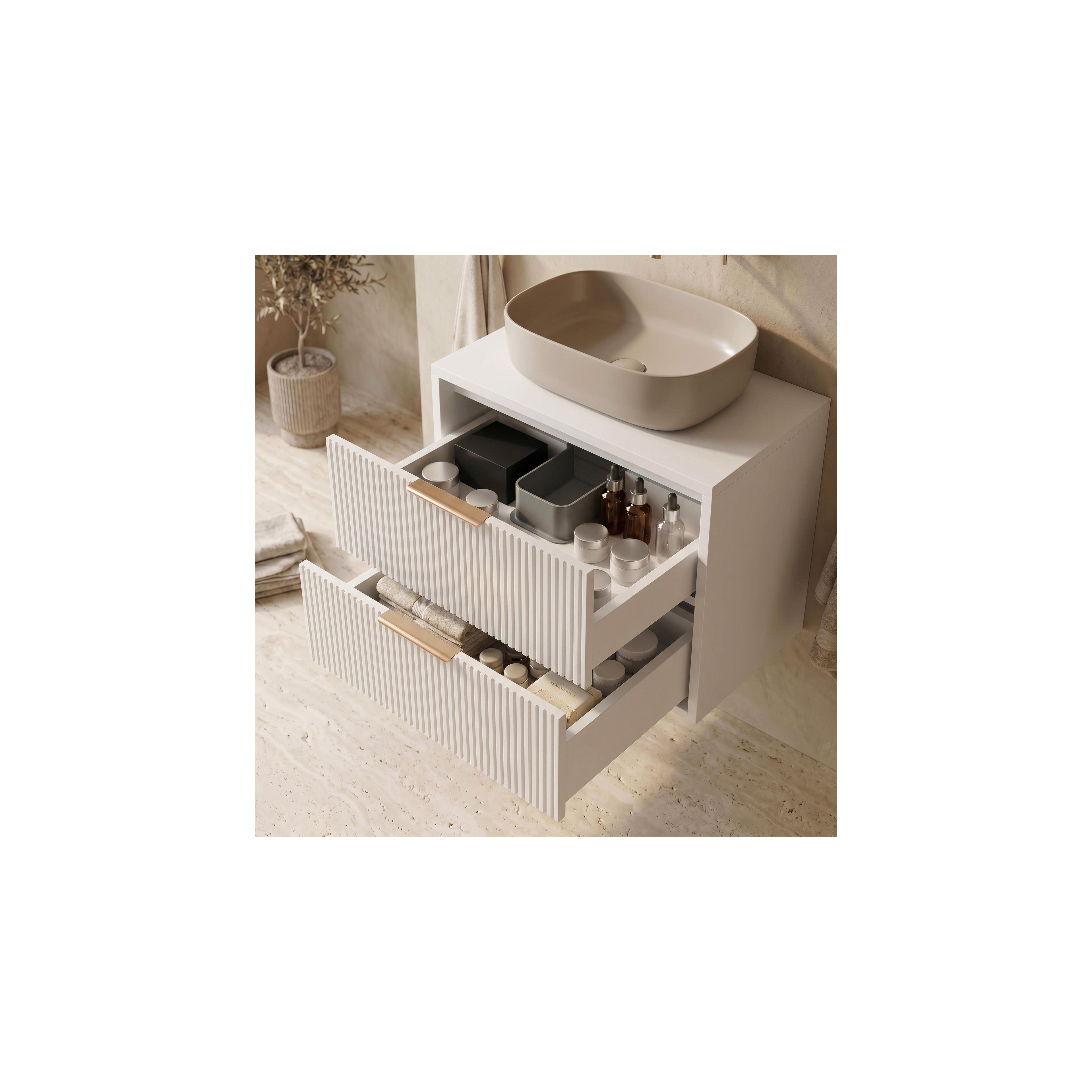 Bathroom vanity cabinet Rea Mono 80cm White