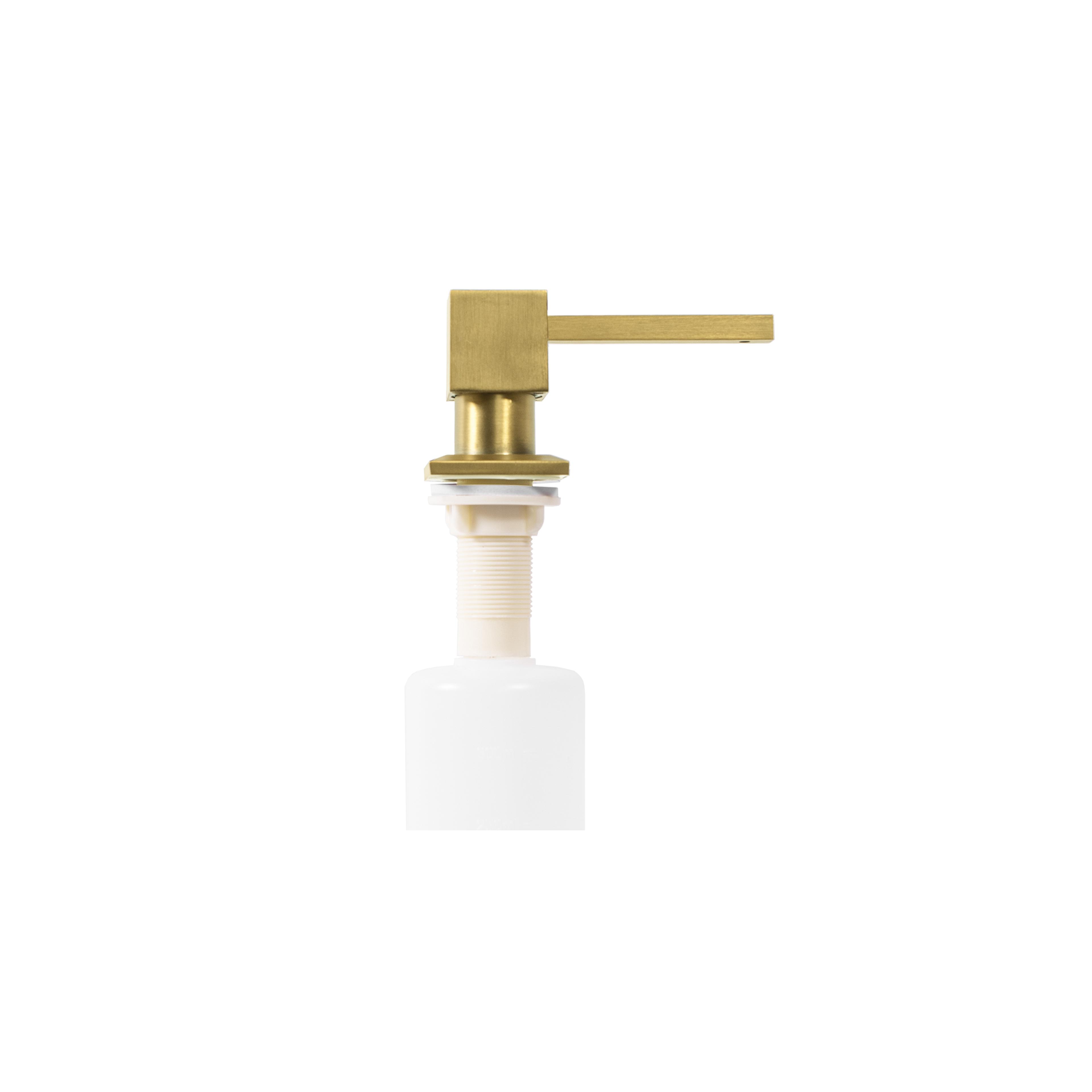 Distributeur de savon Rea gold brush square