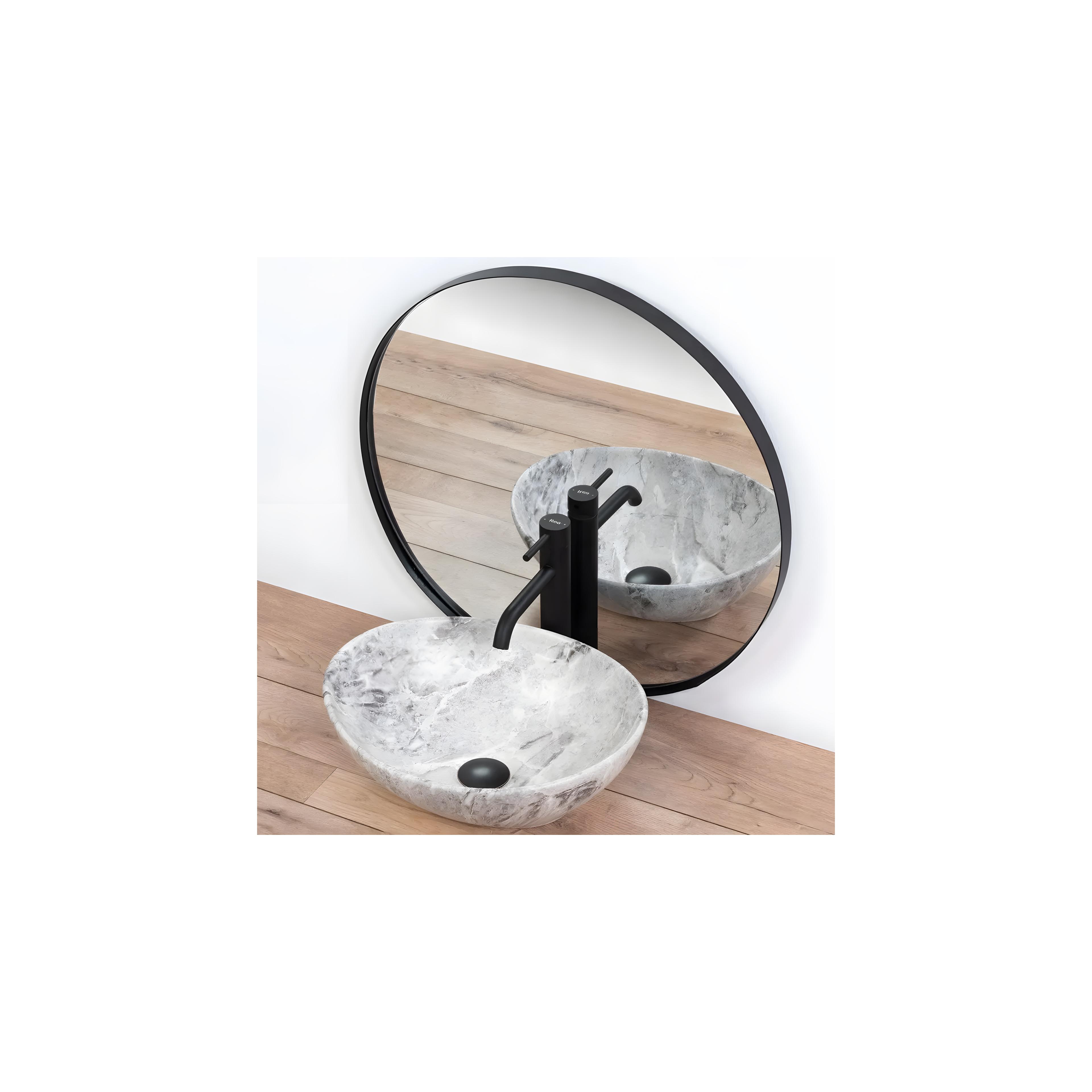 Lavabo sobre encimera Rea Sofia Stone Marmur