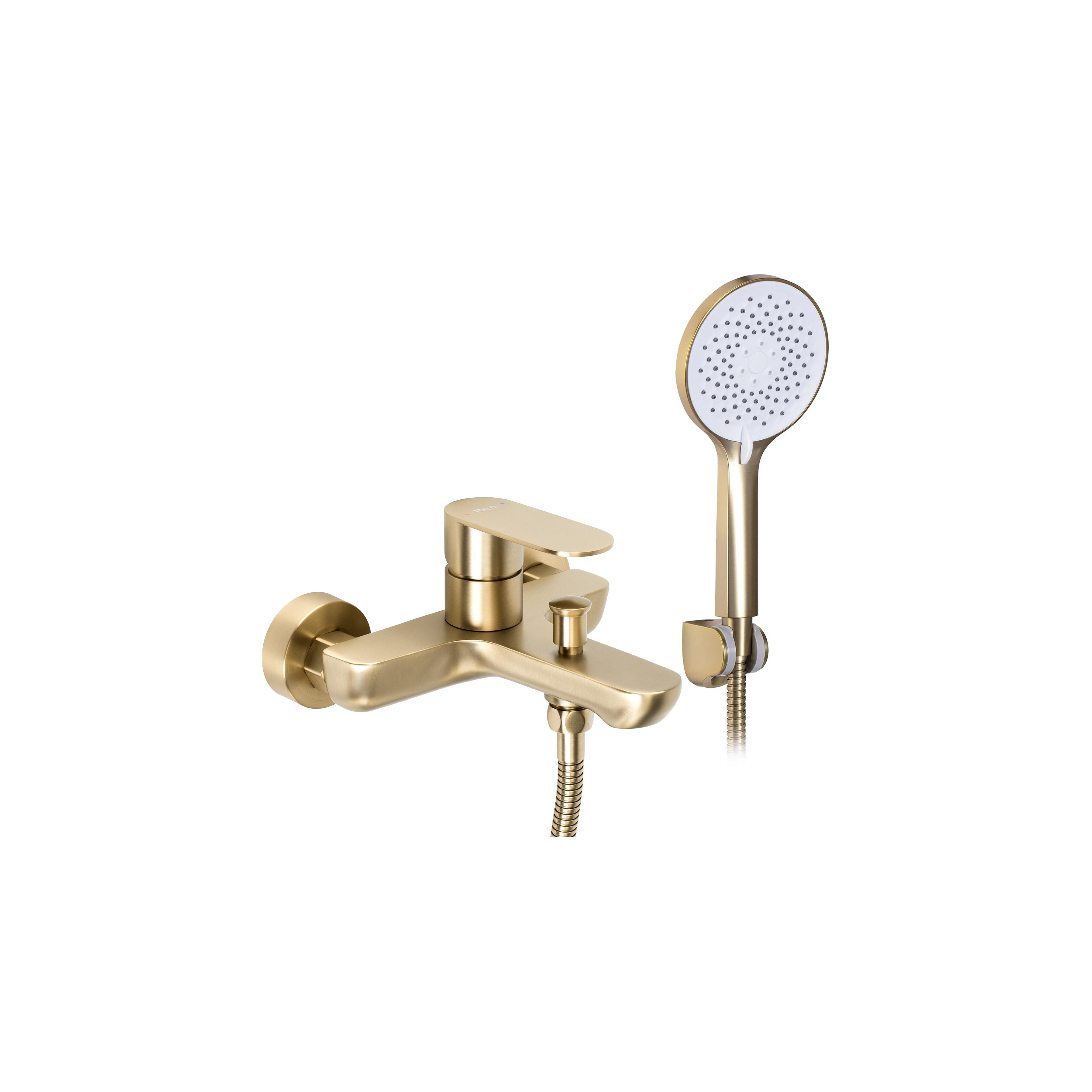 Bath faucet REA Logan Brush Gold
