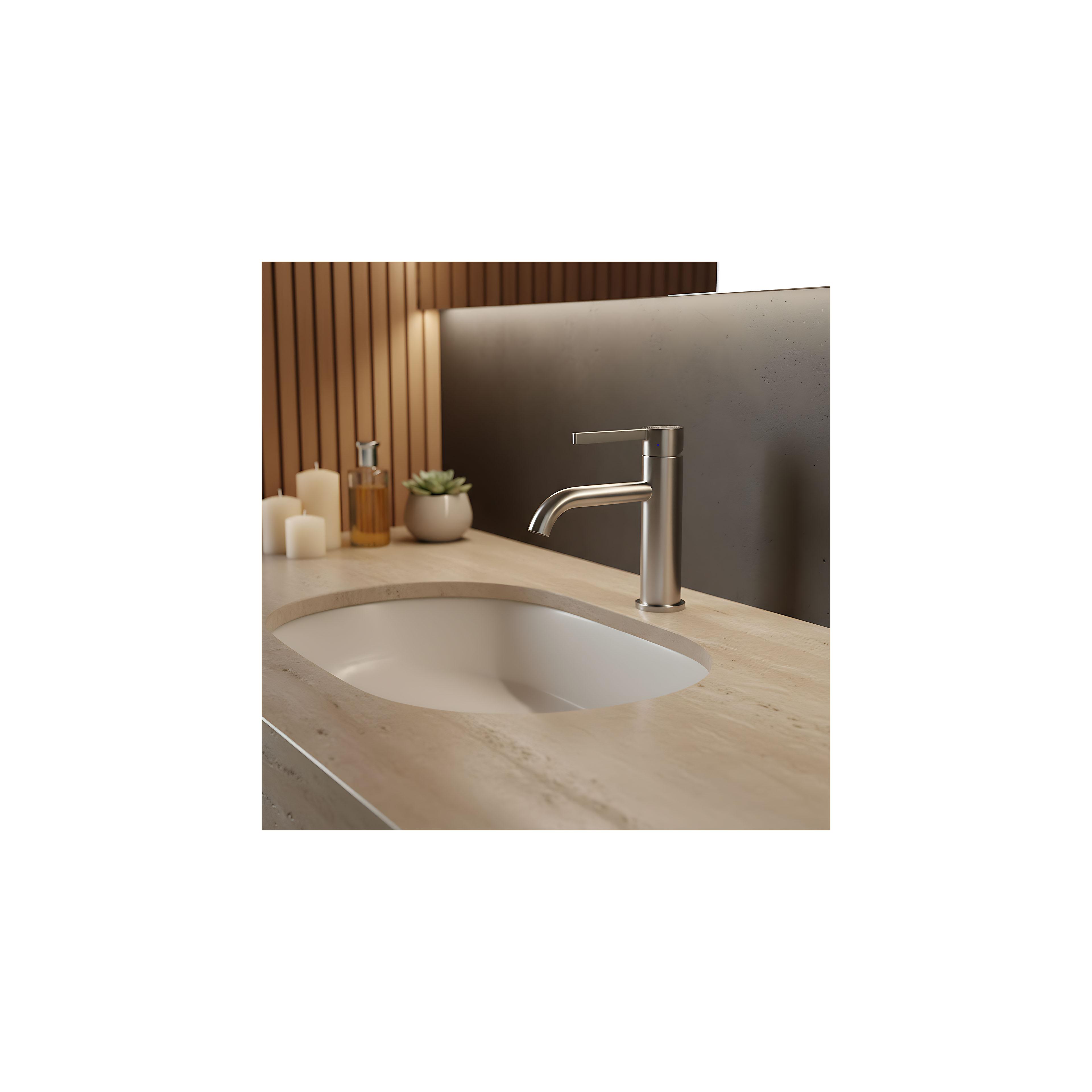 Rea Foster Nickel Brush Low slavina za umivaonik