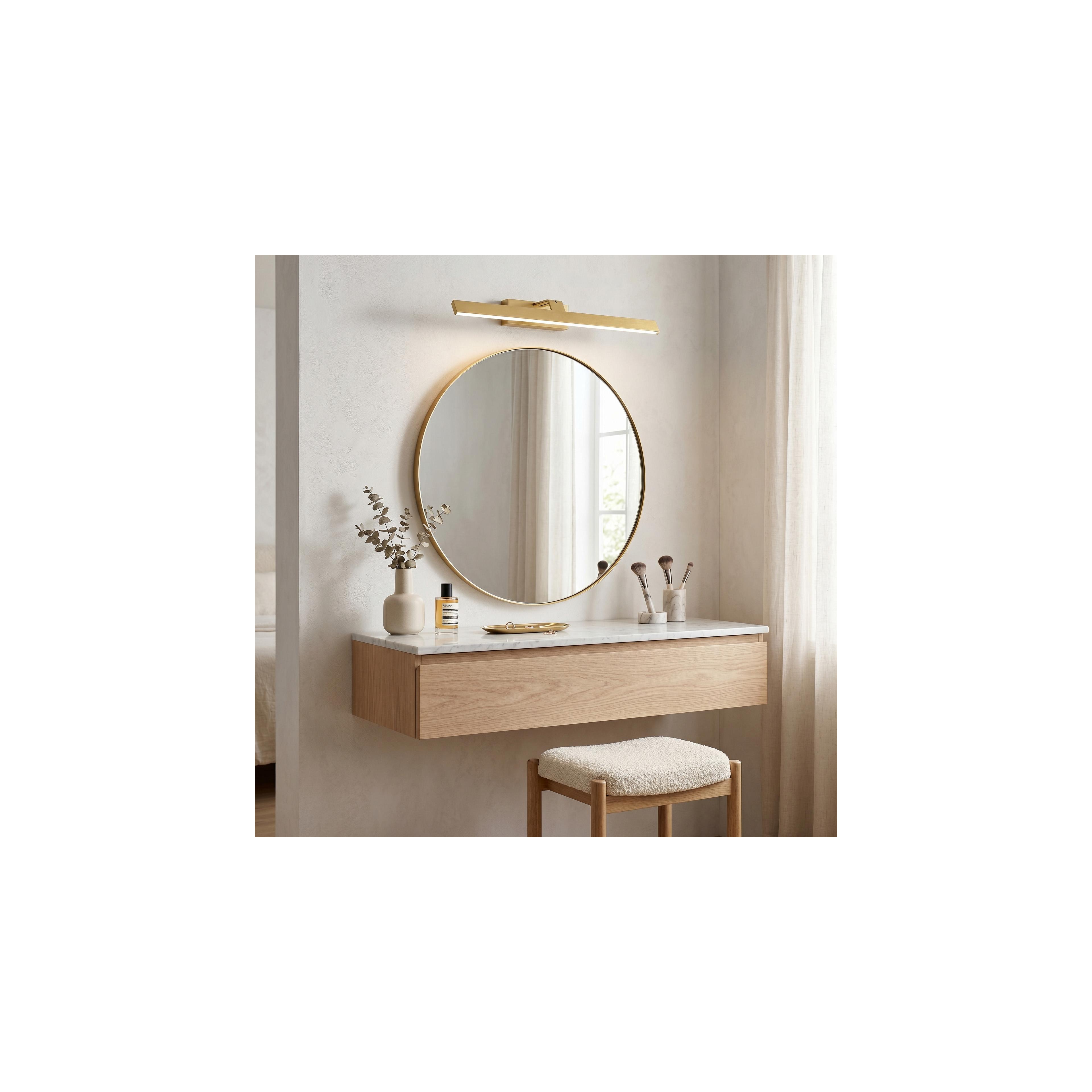 Kopalniška stenska LED svetilka SWE008-1W 58cm BRUSH GOLD